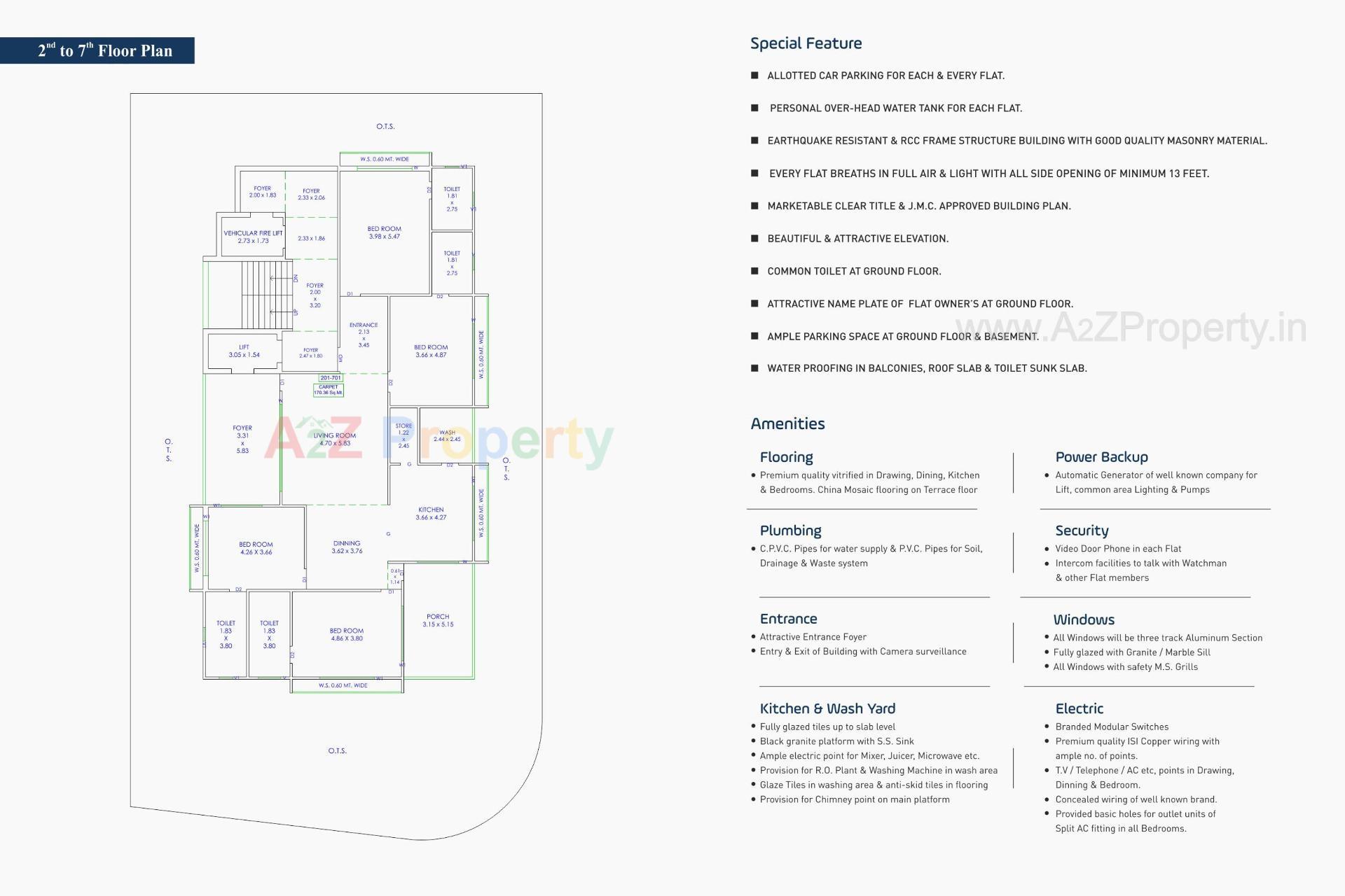  of real estate project Aaron Skyz located at Jamnagar, Jamnagar, Gujarat