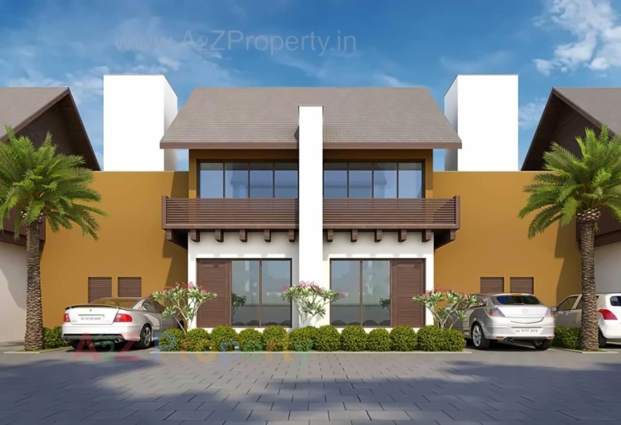 3D Elevation of real estate project Aarya Bhagwati located at Ravalsar, Jamnagar, Gujarat