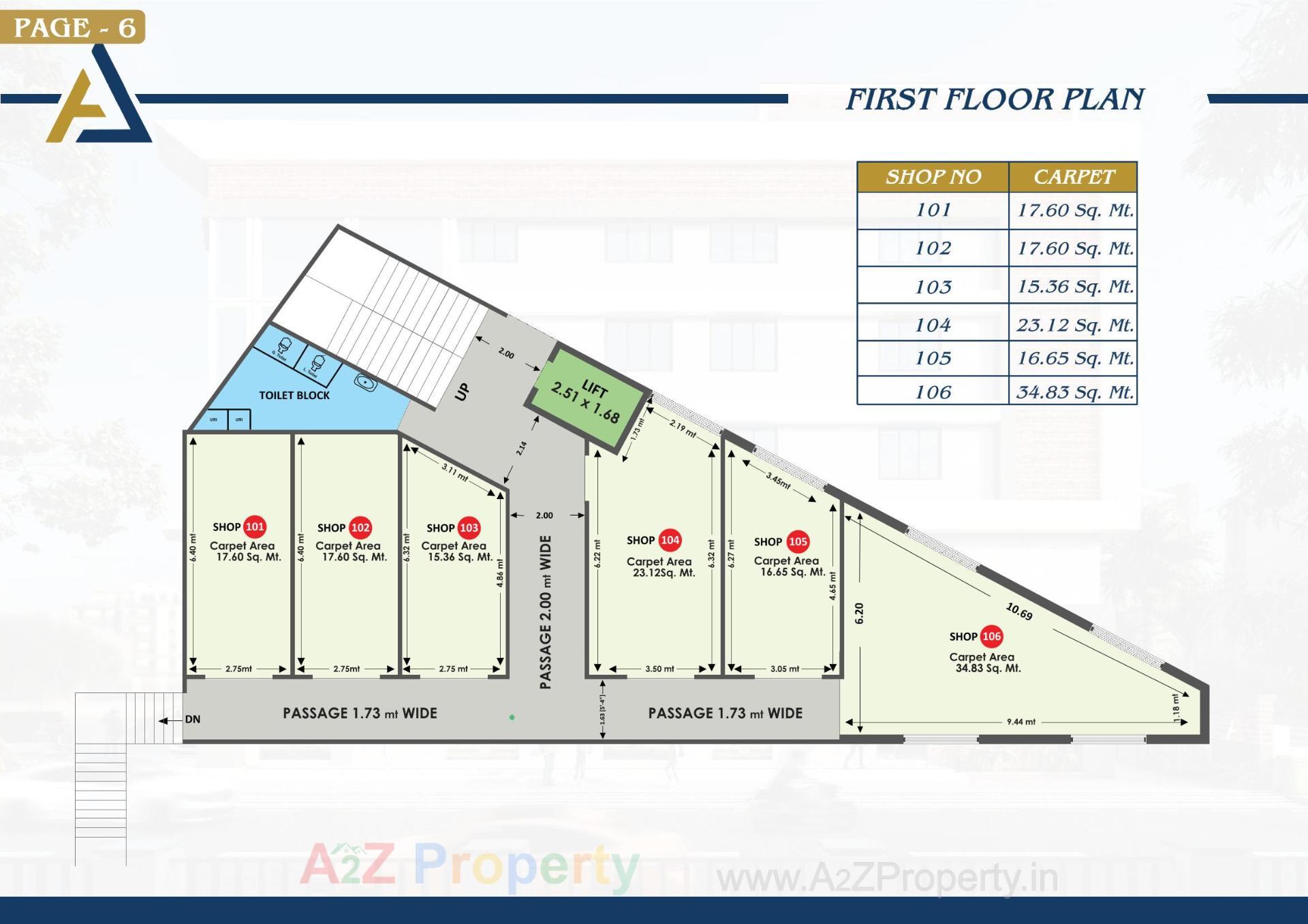 Layout of real estate project Akhilam Corner located at Jamnagar, Jamnagar, Gujarat