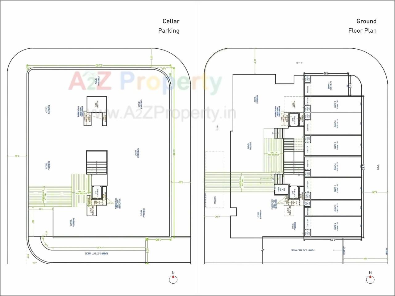 Layout of real estate project Antrix Annexe located at Jamnagar, Jamnagar, Gujarat