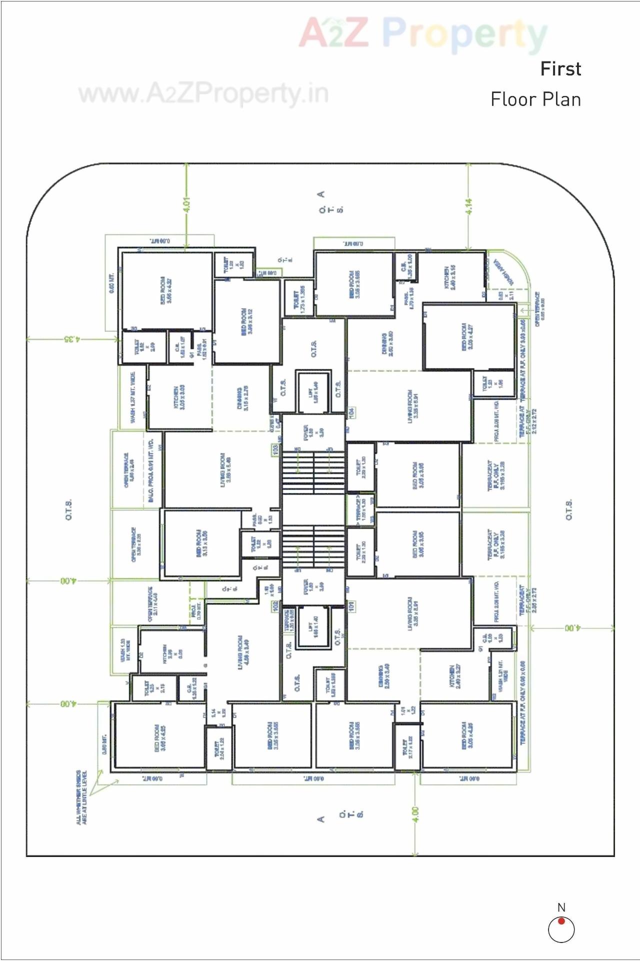 Layout of real estate project Antrix Annexe located at Jamnagar, Jamnagar, Gujarat