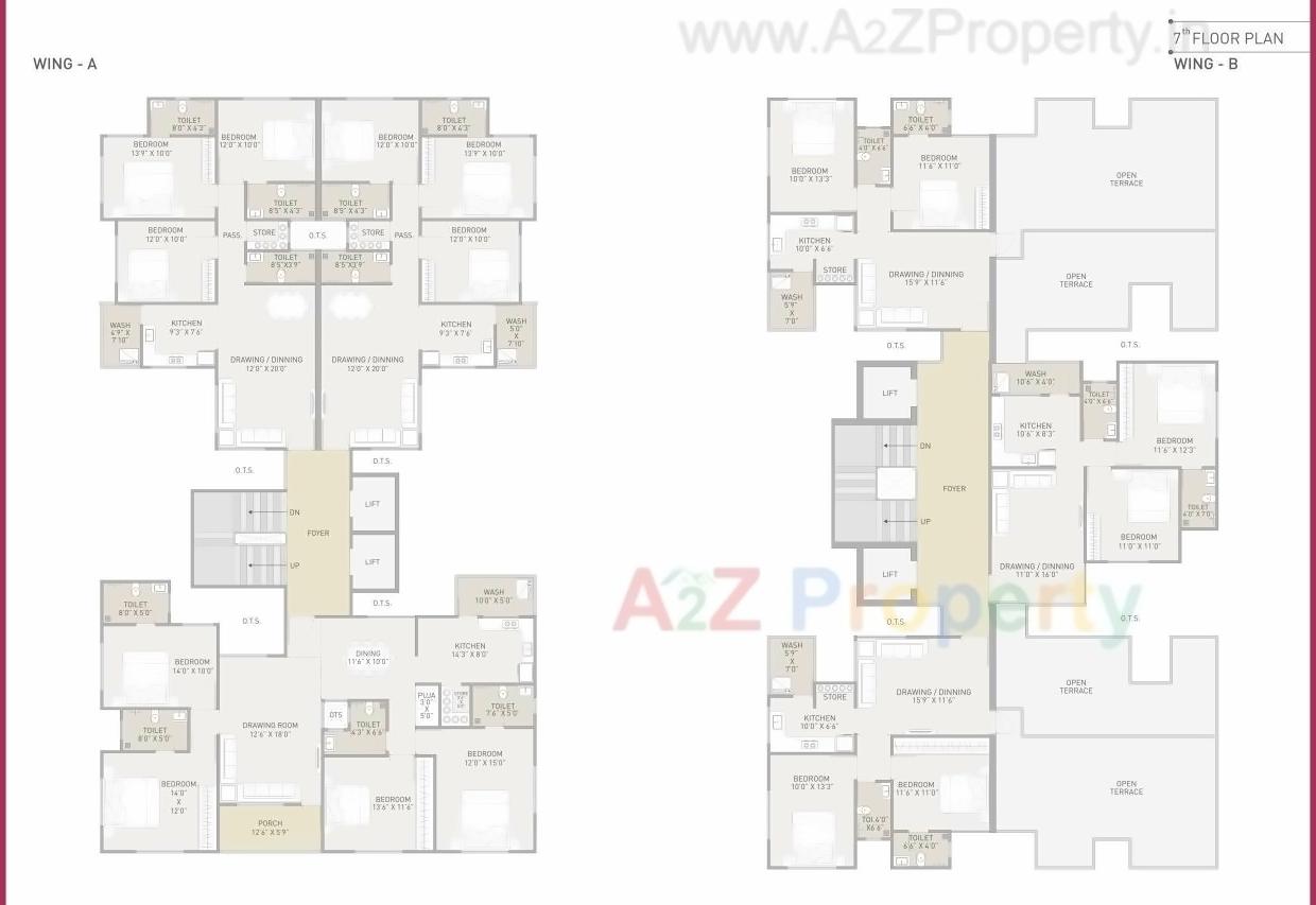 Layout of real estate project Atlantis located at Village, Jamnagar, Gujarat