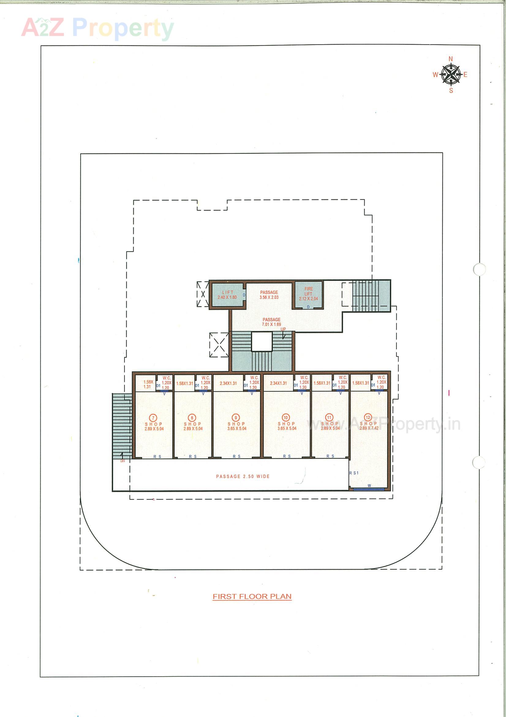 Layout of real estate project Blue Heights located at Jamnagar, Jamnagar, Gujarat