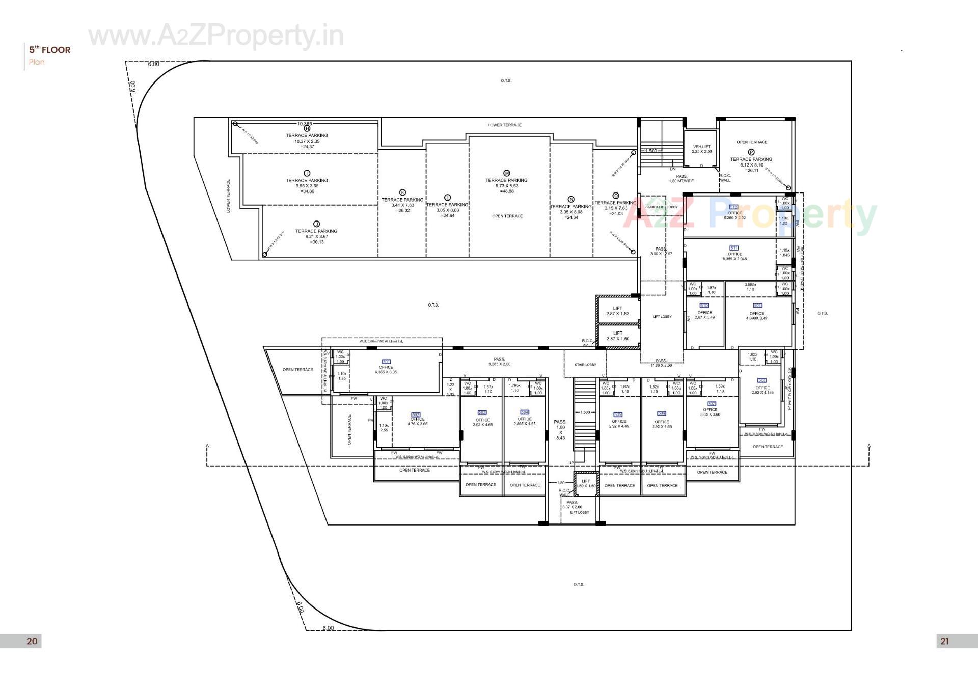Layout of real estate project Capital Imperia located at Jamnagar, Jamnagar, Gujarat