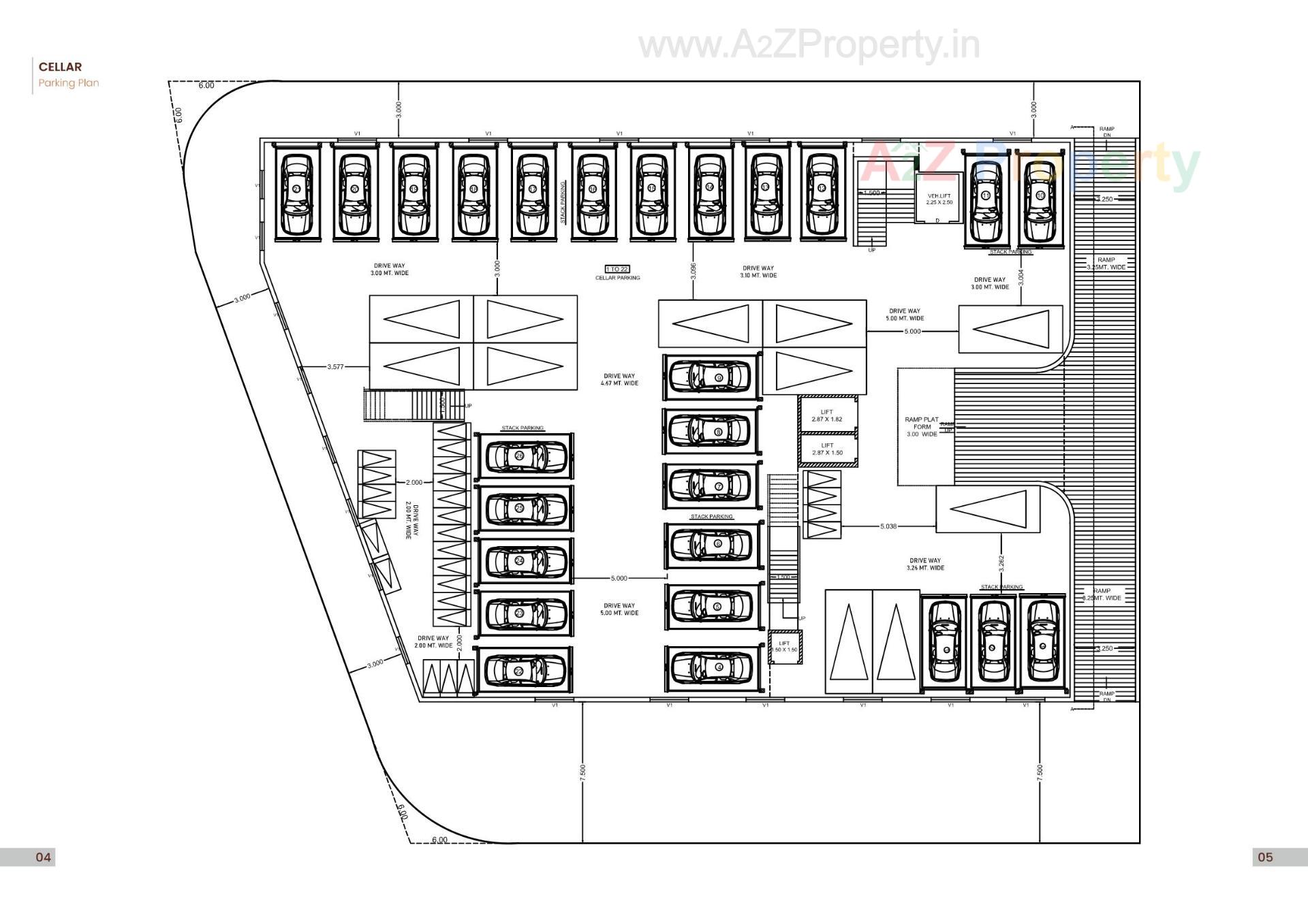 Layout of real estate project Capital Imperia located at Jamnagar, Jamnagar, Gujarat