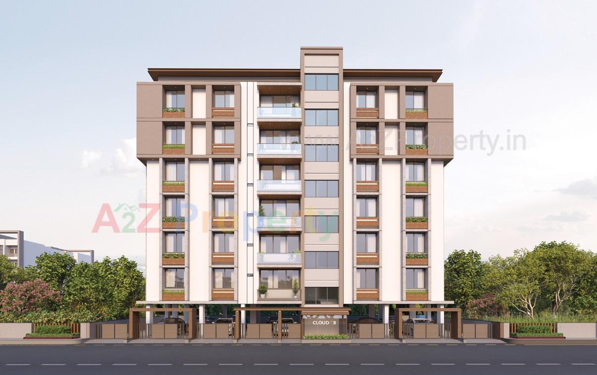 3D Elevation of real estate project Cloud located at Jamnagar, Jamnagar, Gujarat