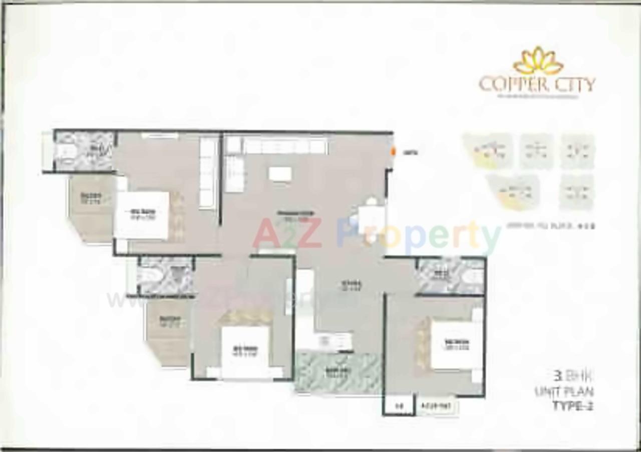 Layout of real estate project Copper City located at Jamnagar, Jamnagar, Gujarat
