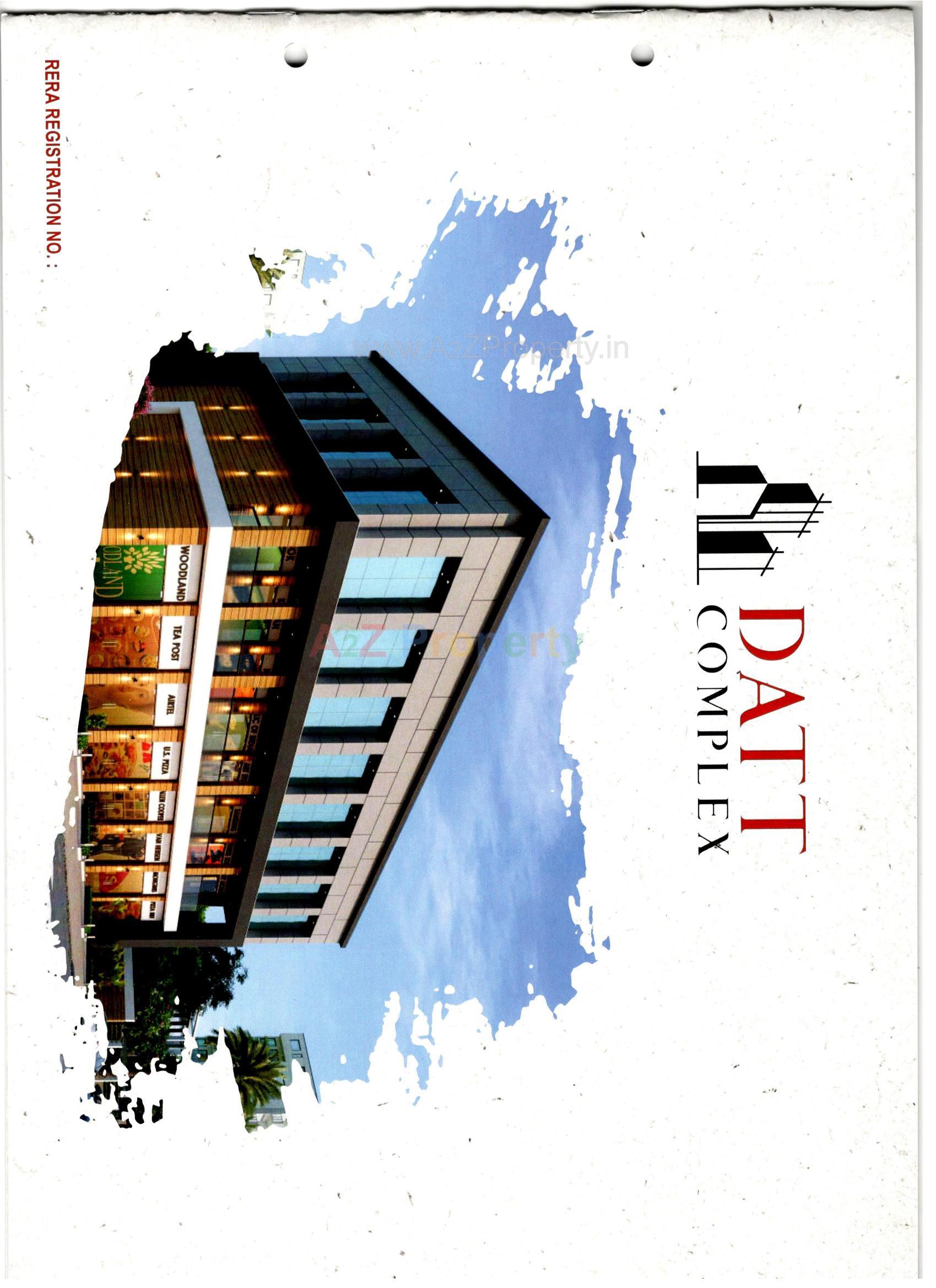 3D Elevation of real estate project Datt Complex located at Jamnagar, Jamnagar, Gujarat