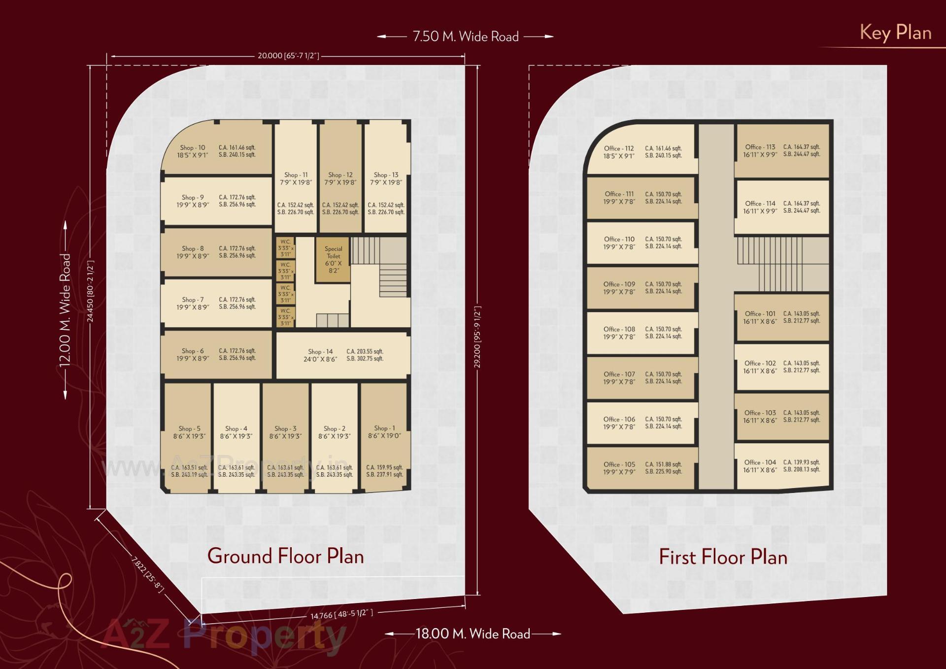 Layout of real estate project Elite Luxuria   0 located at Naghedi, Jamnagar, Gujarat