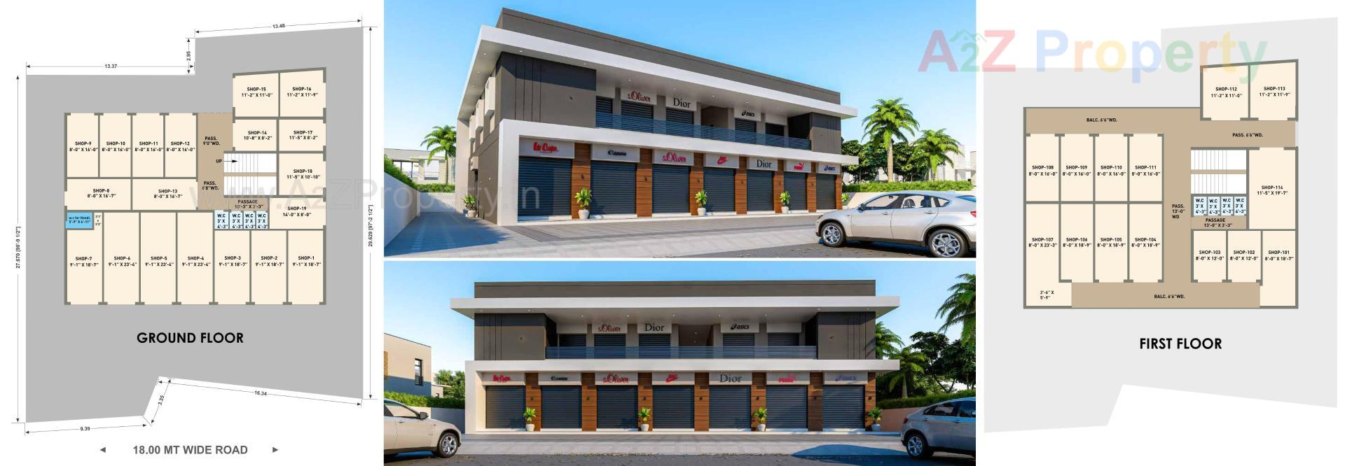 Layout of real estate project Elite Luxuria   0 located at Naghedi, Jamnagar, Gujarat