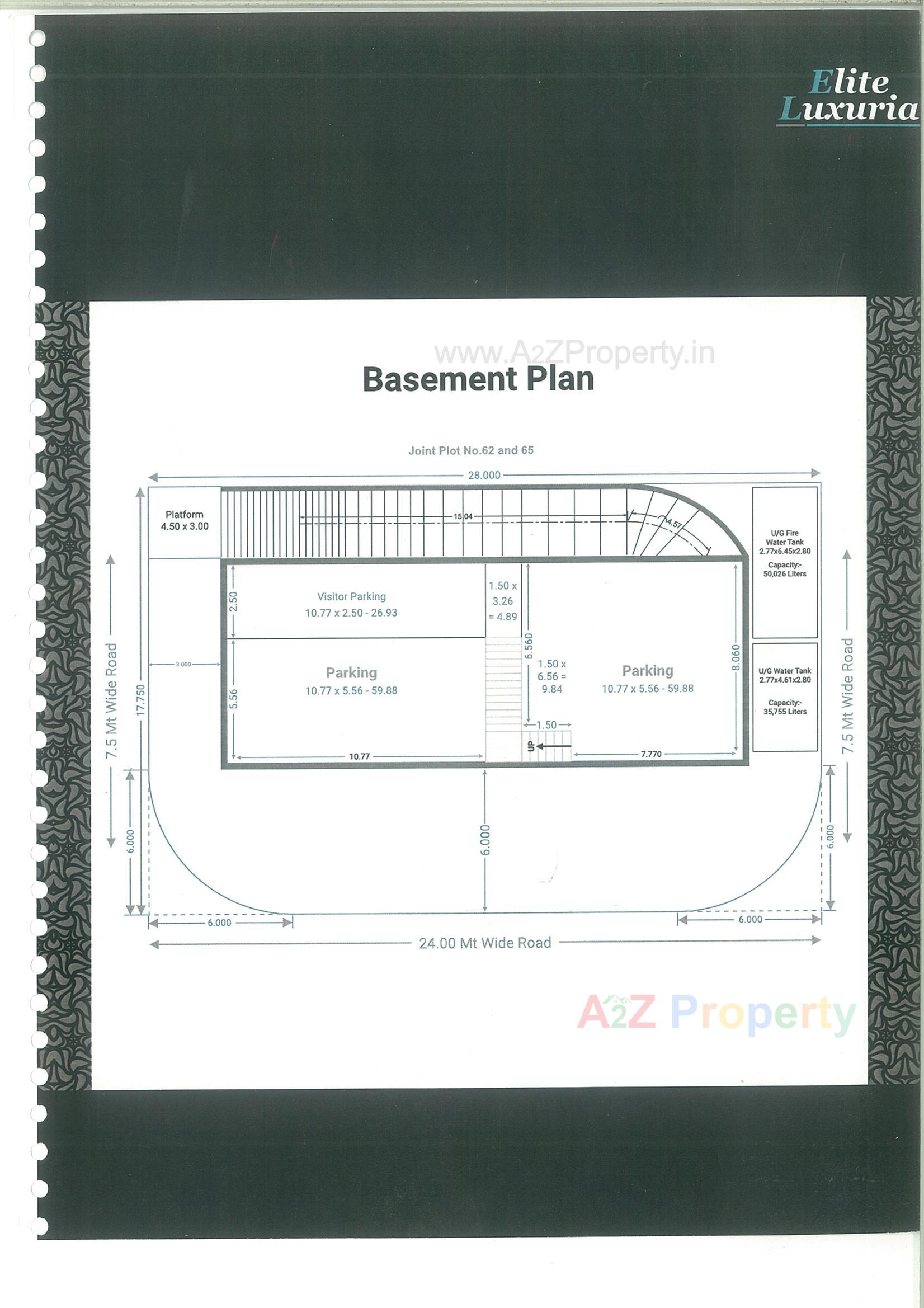Layout of real estate project Elite Luxuria located at Jamnagar, Jamnagar, Gujarat
