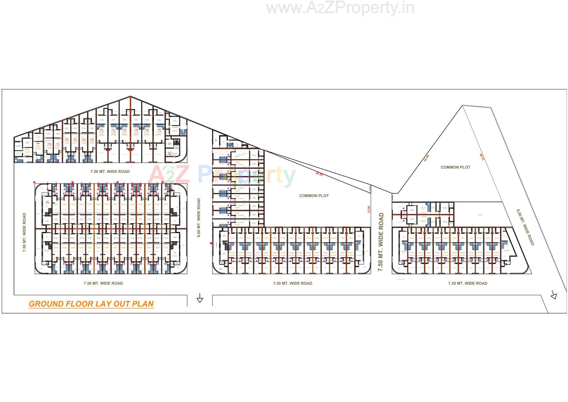 Layout of real estate project Gopalnagar located at City, Jamnagar, Gujarat