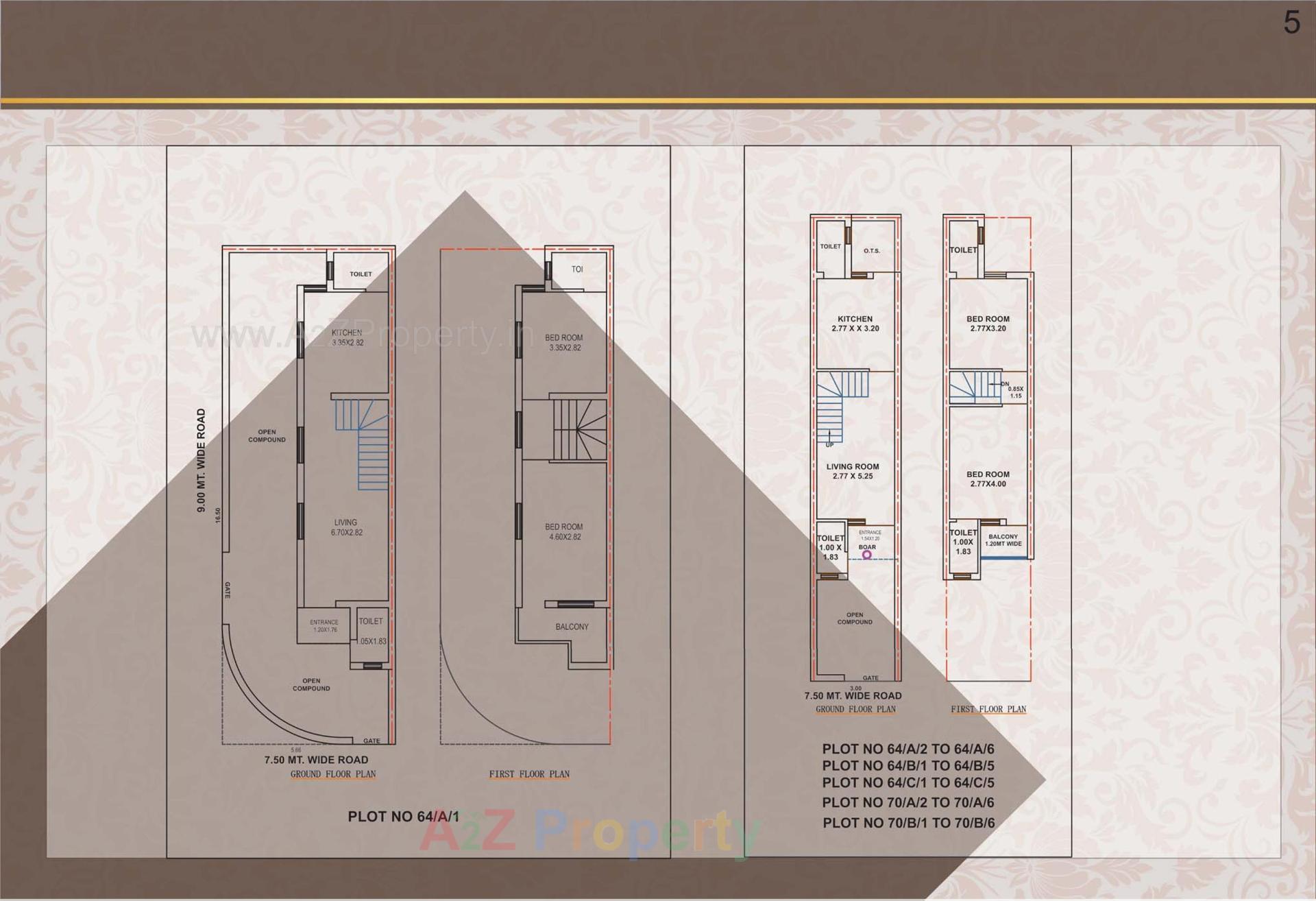 Layout of real estate project Gopalnagar located at City, Jamnagar, Gujarat