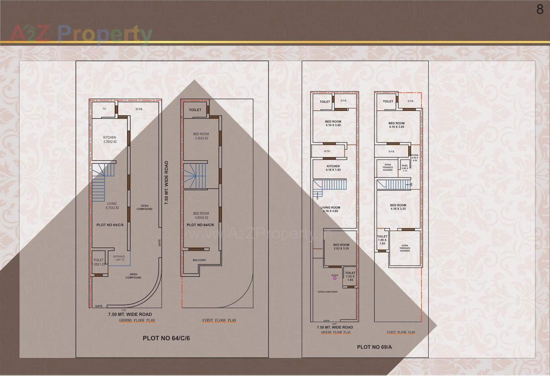 Layout of real estate project Gopalnagar located at City, Jamnagar, Gujarat
