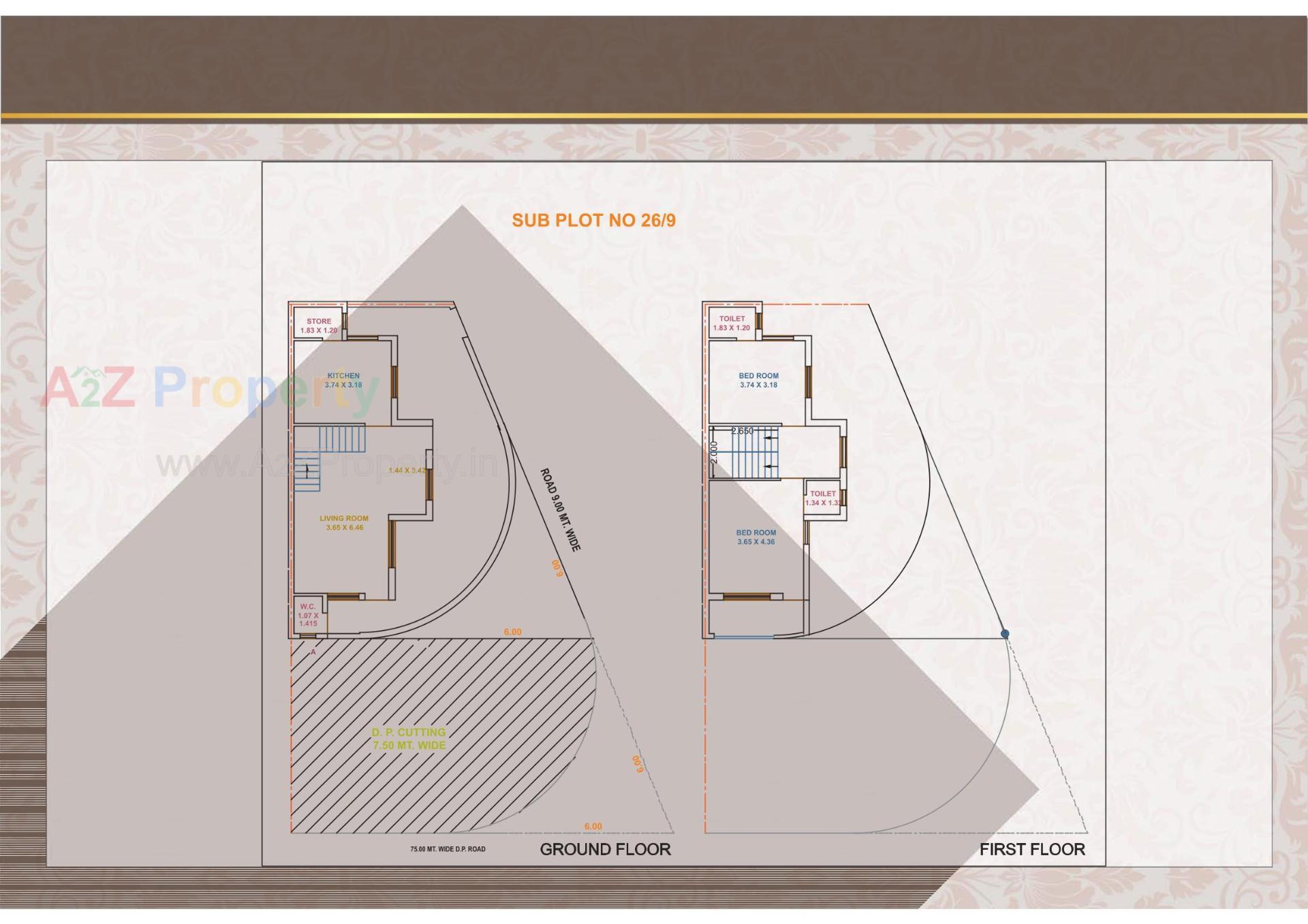 Layout of real estate project Gopalnagar located at Jamnagar, Jamnagar, Gujarat