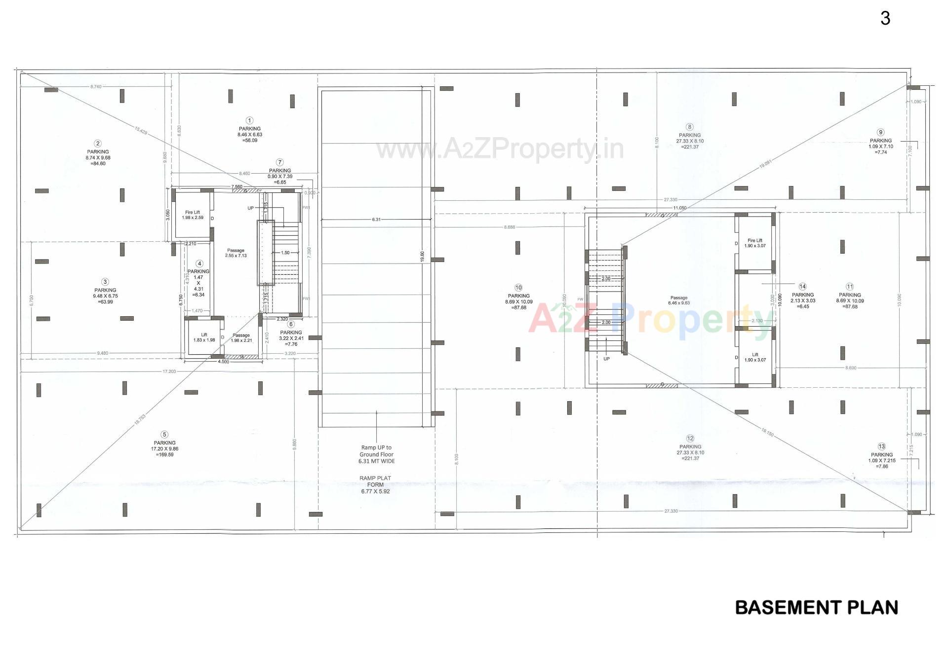 Layout of real estate project Icon Vista located at Jamnagar, Jamnagar, Gujarat