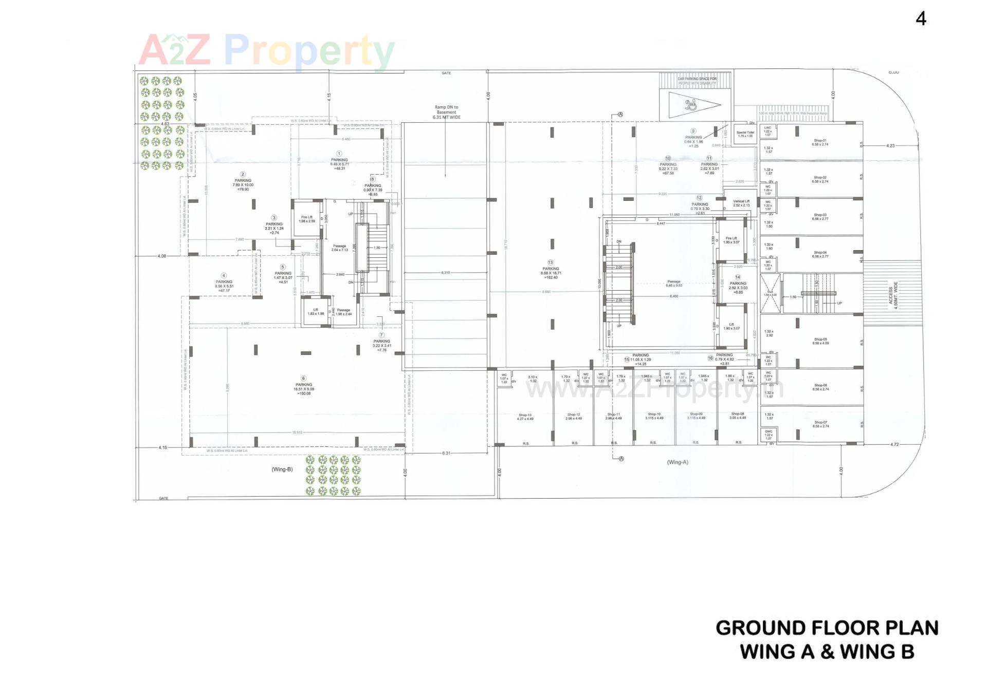 Layout of real estate project Icon Vista located at Jamnagar, Jamnagar, Gujarat