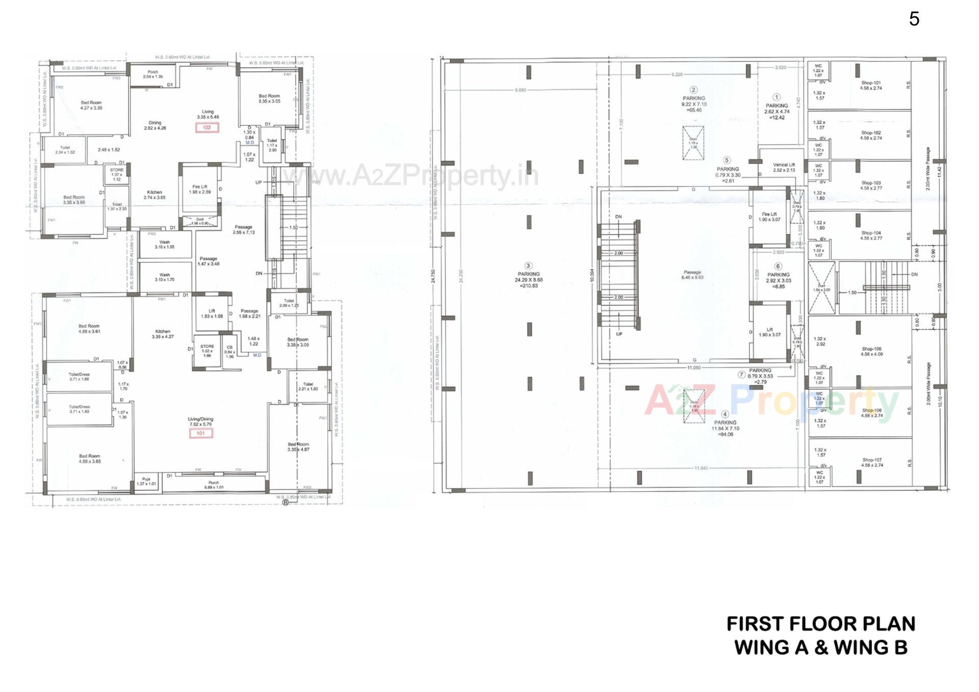 Layout of real estate project Icon Vista located at Jamnagar, Jamnagar, Gujarat