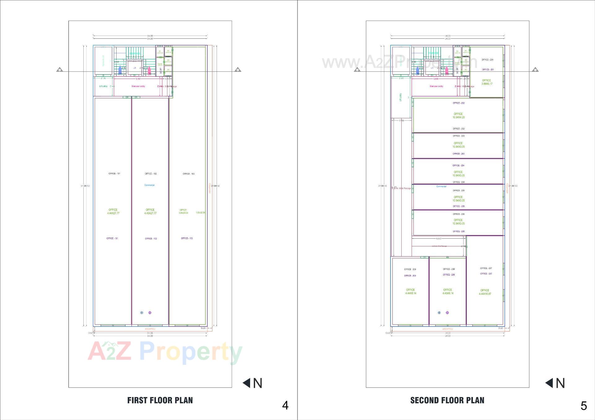 Layout of real estate project Infinity  Hub located at Jamnagar, Jamnagar, Gujarat