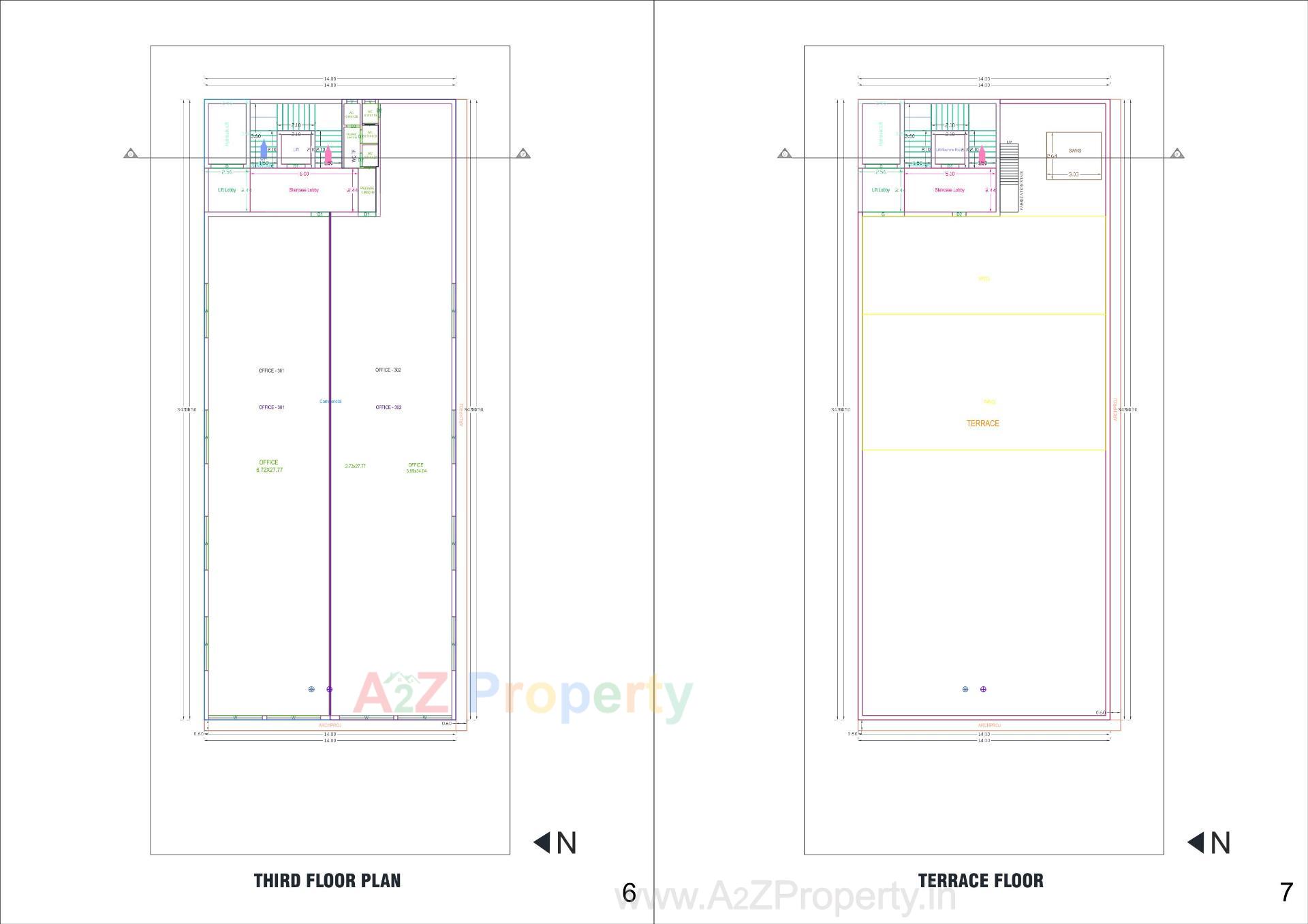 Layout of real estate project Infinity  Hub located at Jamnagar, Jamnagar, Gujarat