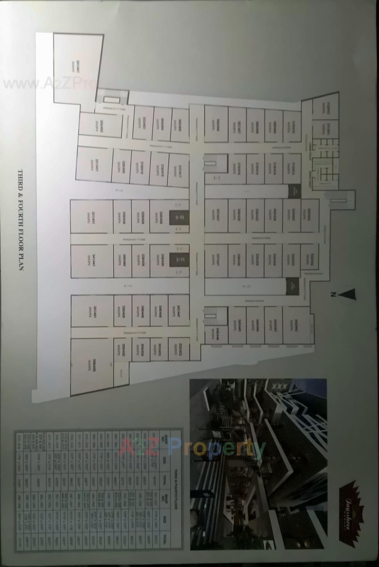 Layout of real estate project Jay Shree Market located at Jamnagar, Jamnagar, Gujarat