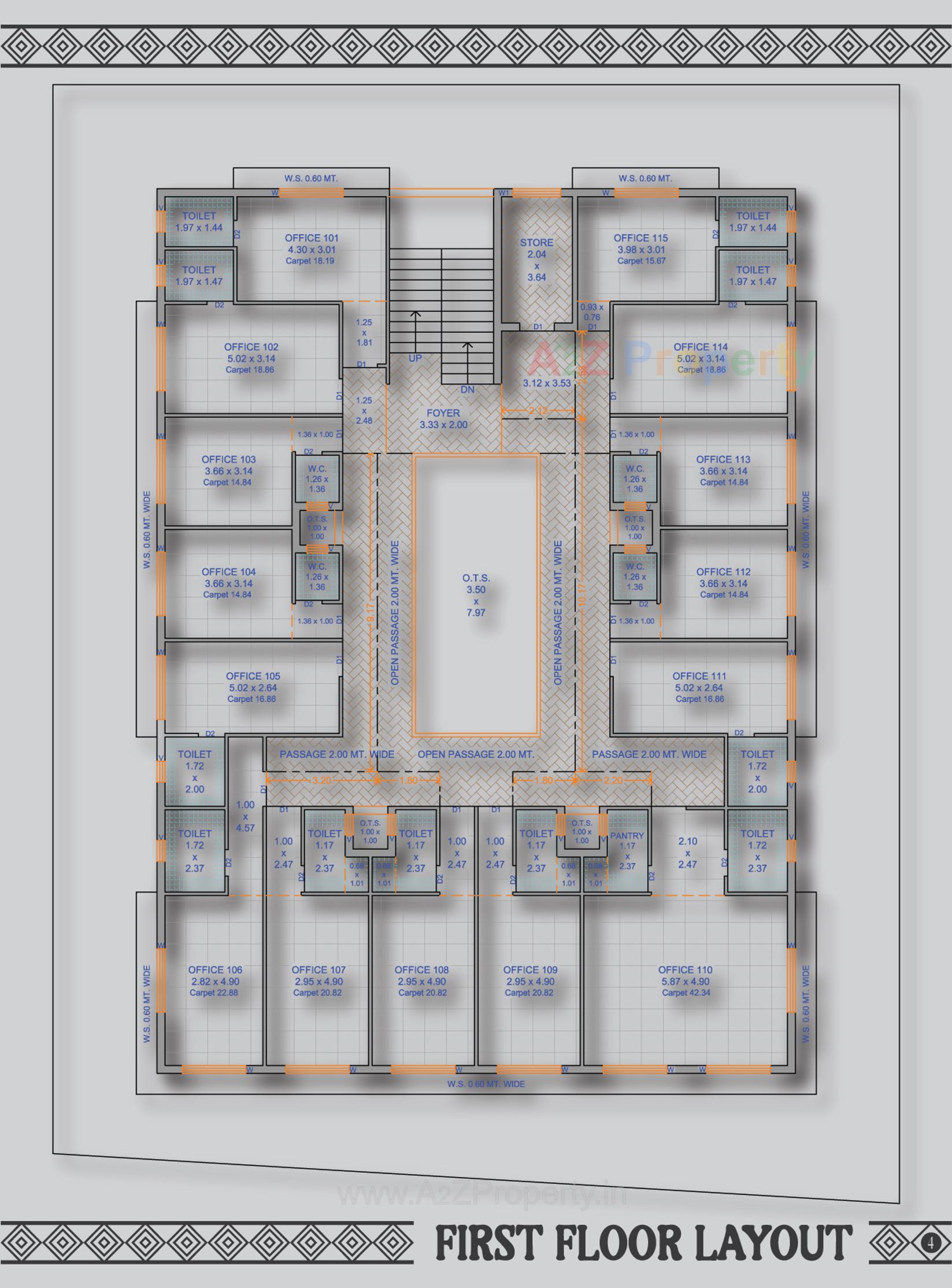 Layout of real estate project Keshav Square located at Bedi--bander-road, Jamnagar, Gujarat