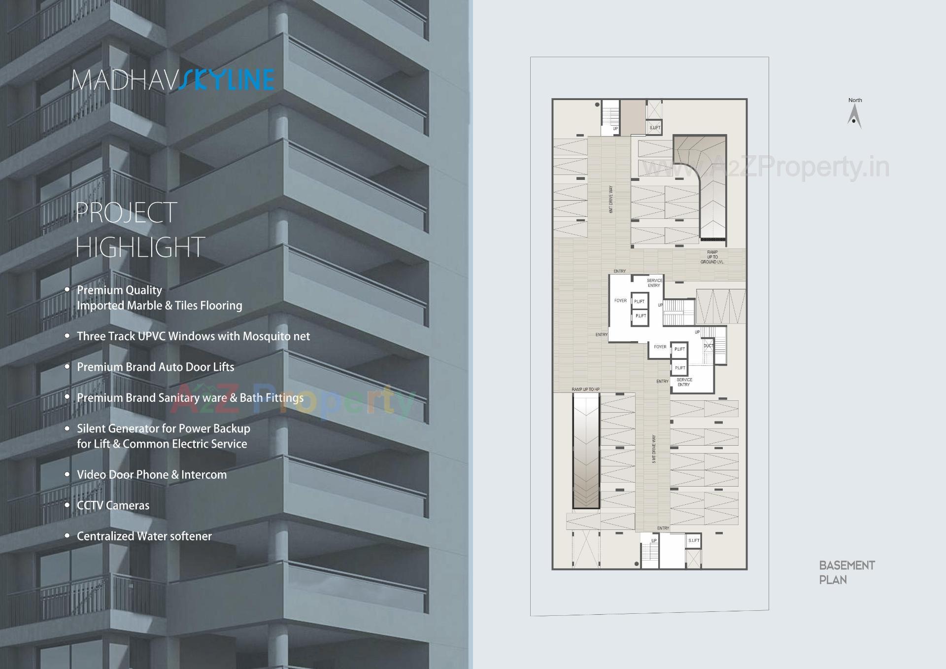 Layout of real estate project Madhav Skyline located at Jamnagar, Jamnagar, Gujarat