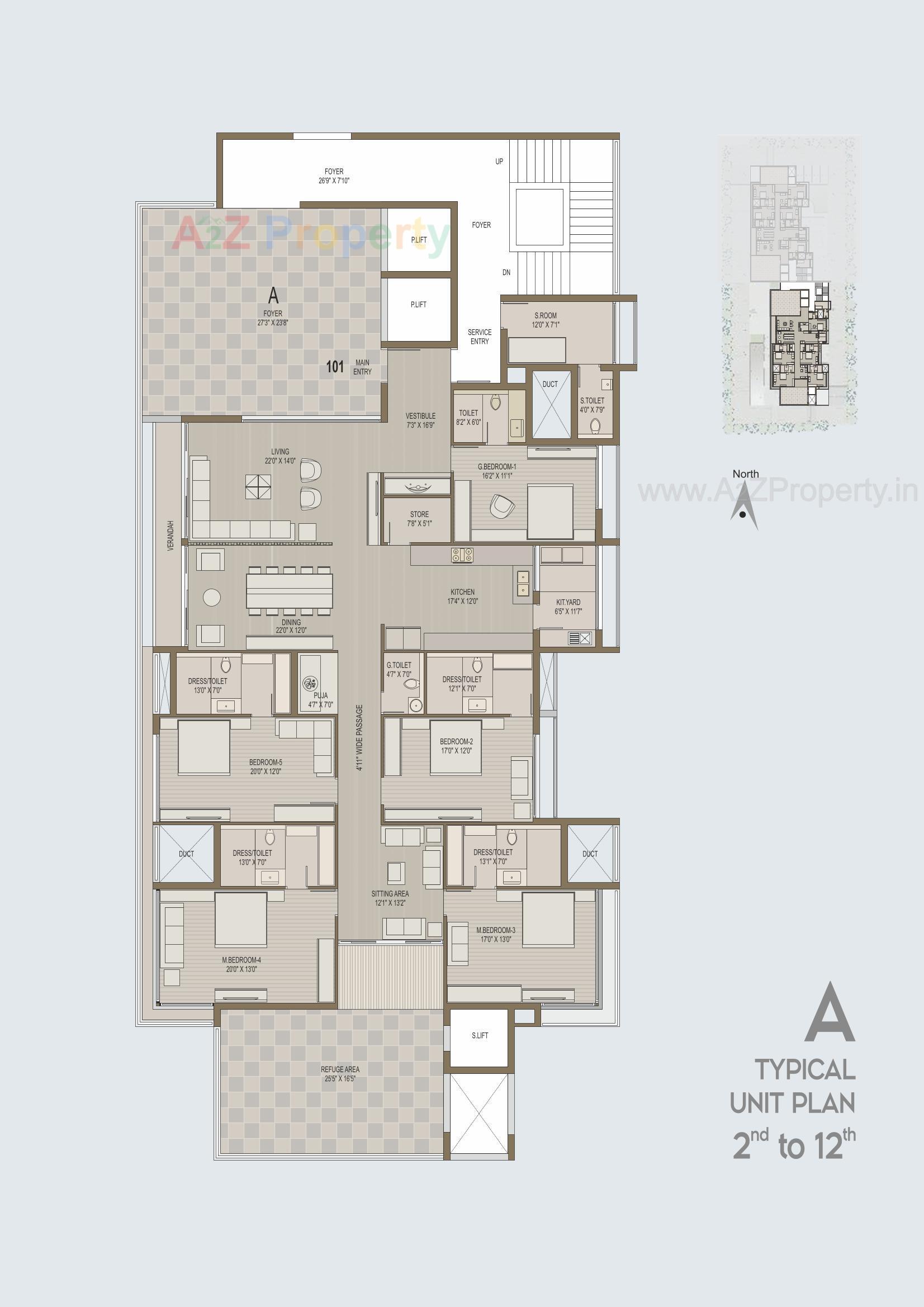 Layout of real estate project Madhav Skyline located at Jamnagar, Jamnagar, Gujarat
