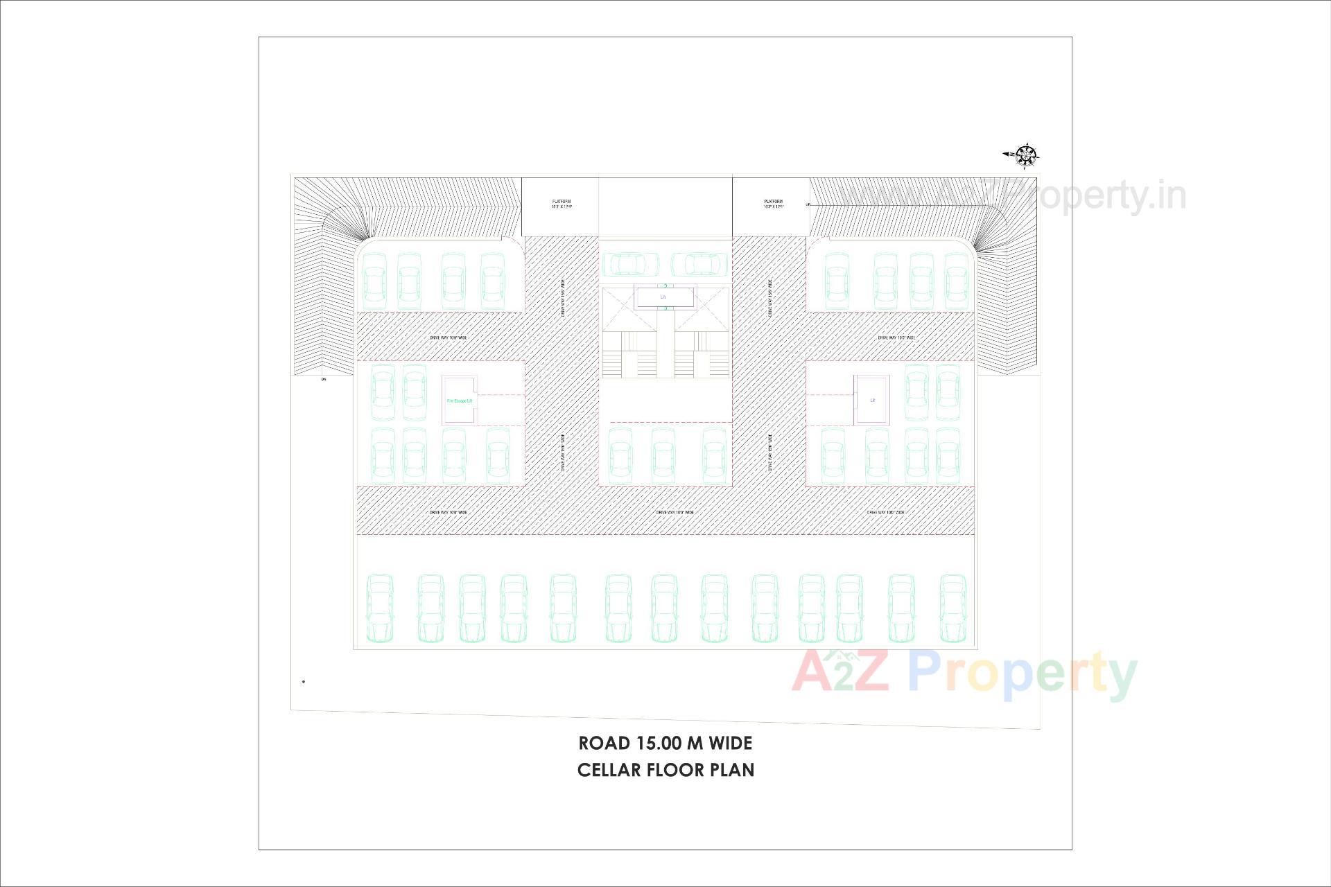 Layout of real estate project Mahavir Heights located at Vabhapar, Jamnagar, Gujarat