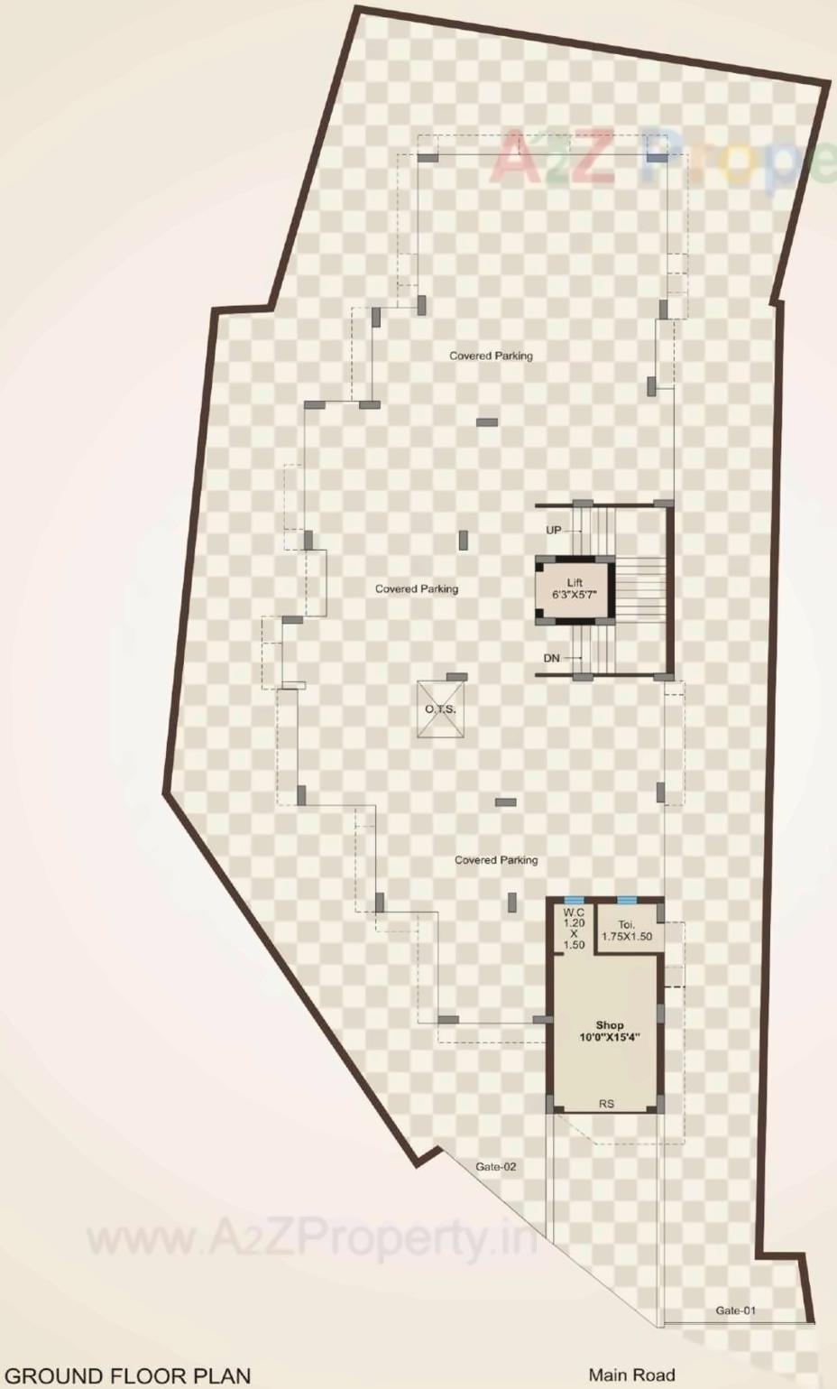 Layout of real estate project Mangalam Heights 0 located at Jamnagar, Jamnagar, Gujarat