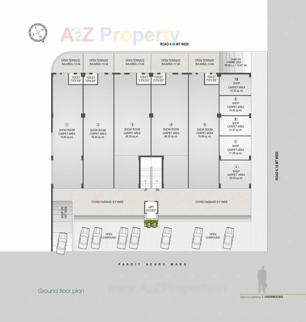 Layout of real estate project Neo Atrium located at Jamnagar, Jamnagar, Gujarat