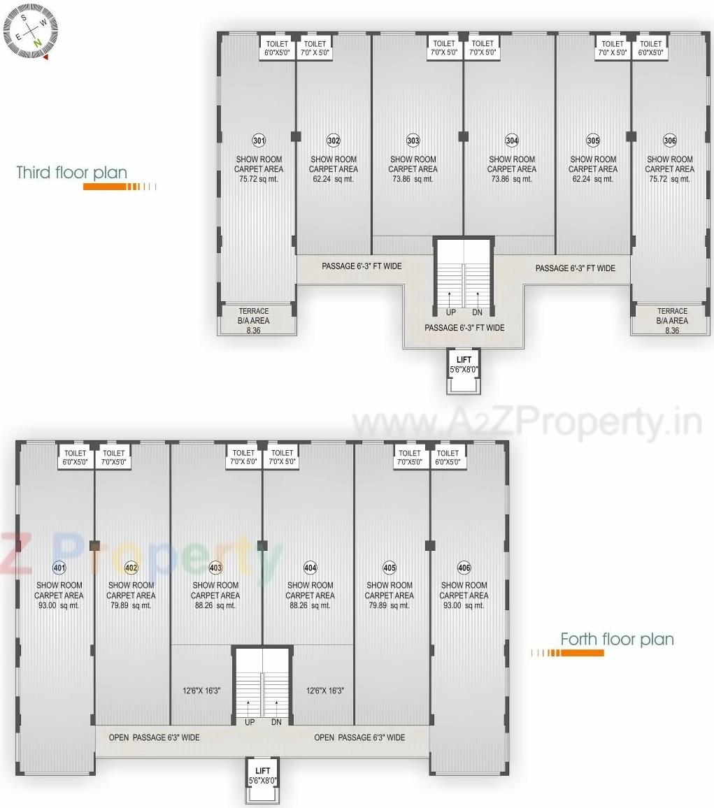 Layout of real estate project Neo Atrium located at Jamnagar, Jamnagar, Gujarat