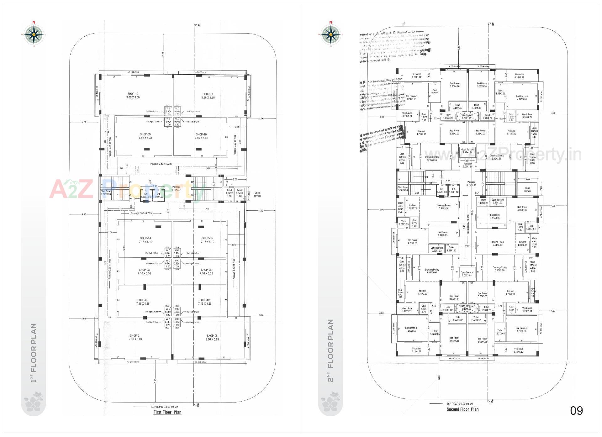 Layout of real estate project Orchid Blooms located at Jamnagar, Jamnagar, Gujarat