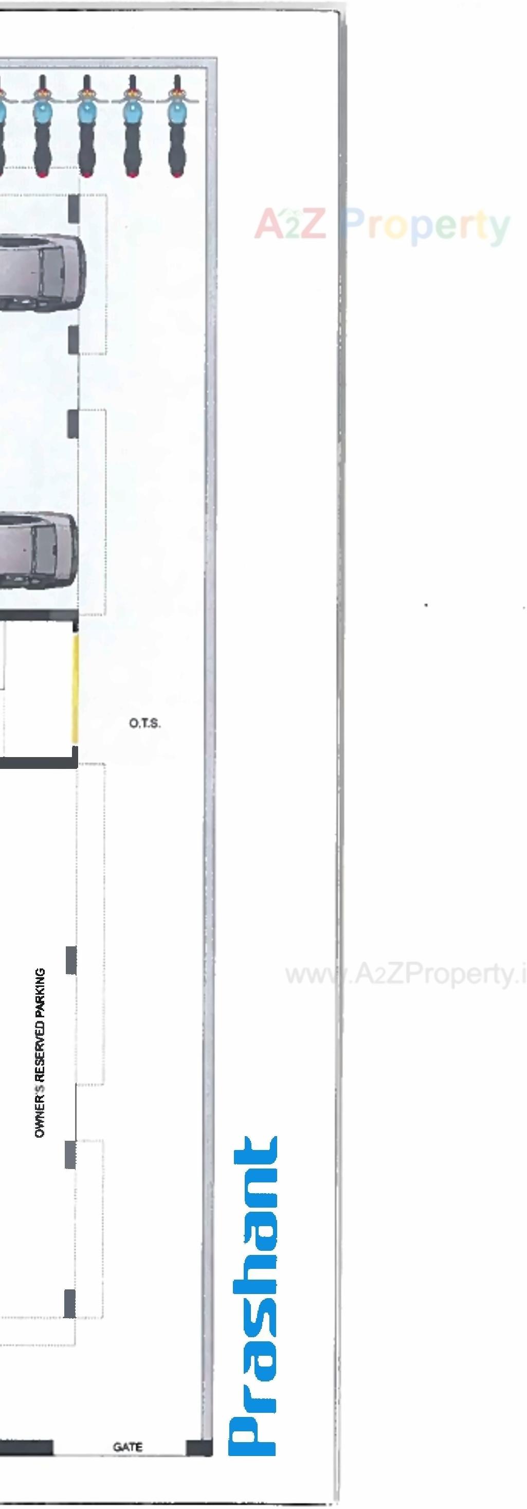 Layout of real estate project Prashant Appartments located at Jamnagar, Jamnagar, Gujarat