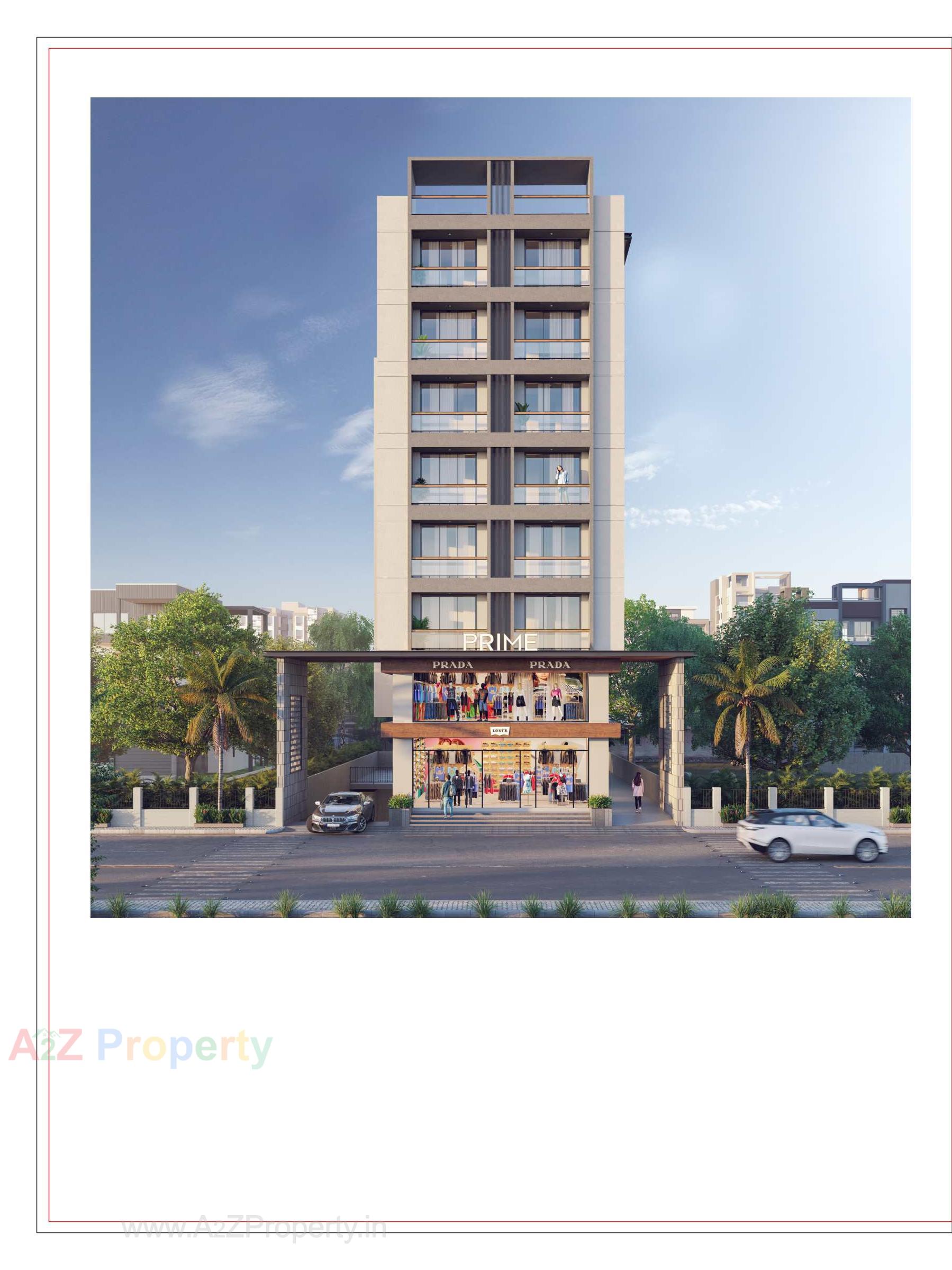 3D Elevation of real estate project Prime located at Jamnagar, Jamnagar, Gujarat