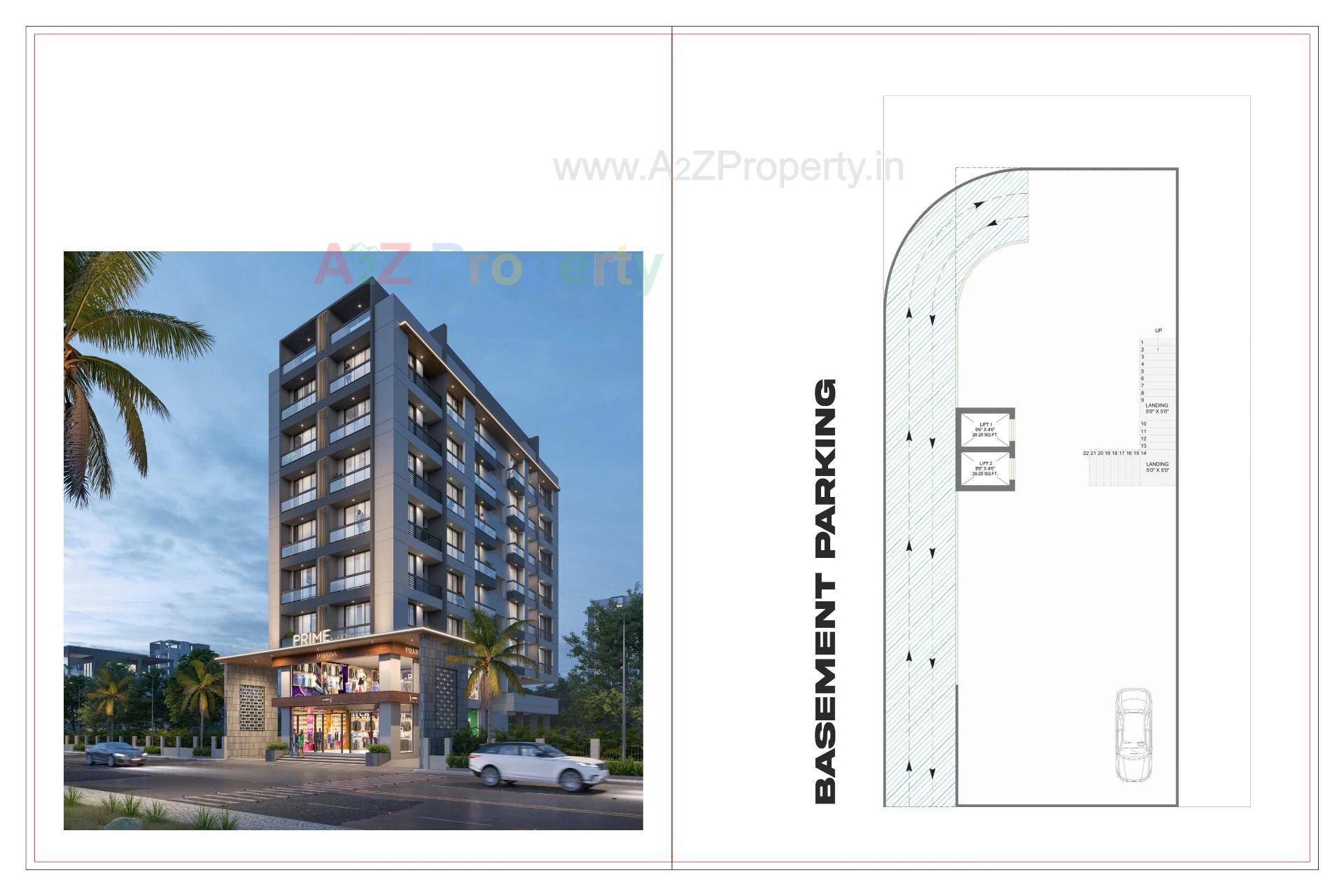 Layout of real estate project Prime located at Jamnagar, Jamnagar, Gujarat
