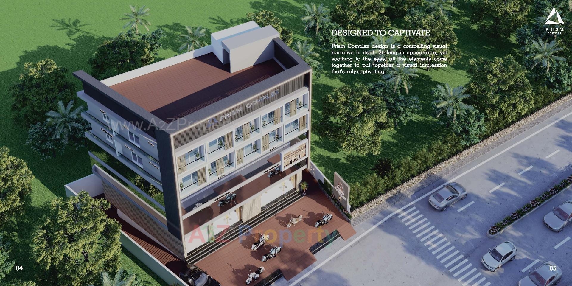 3D Elevation of real estate project Prism Complex located at Jamnagar, Jamnagar, Gujarat