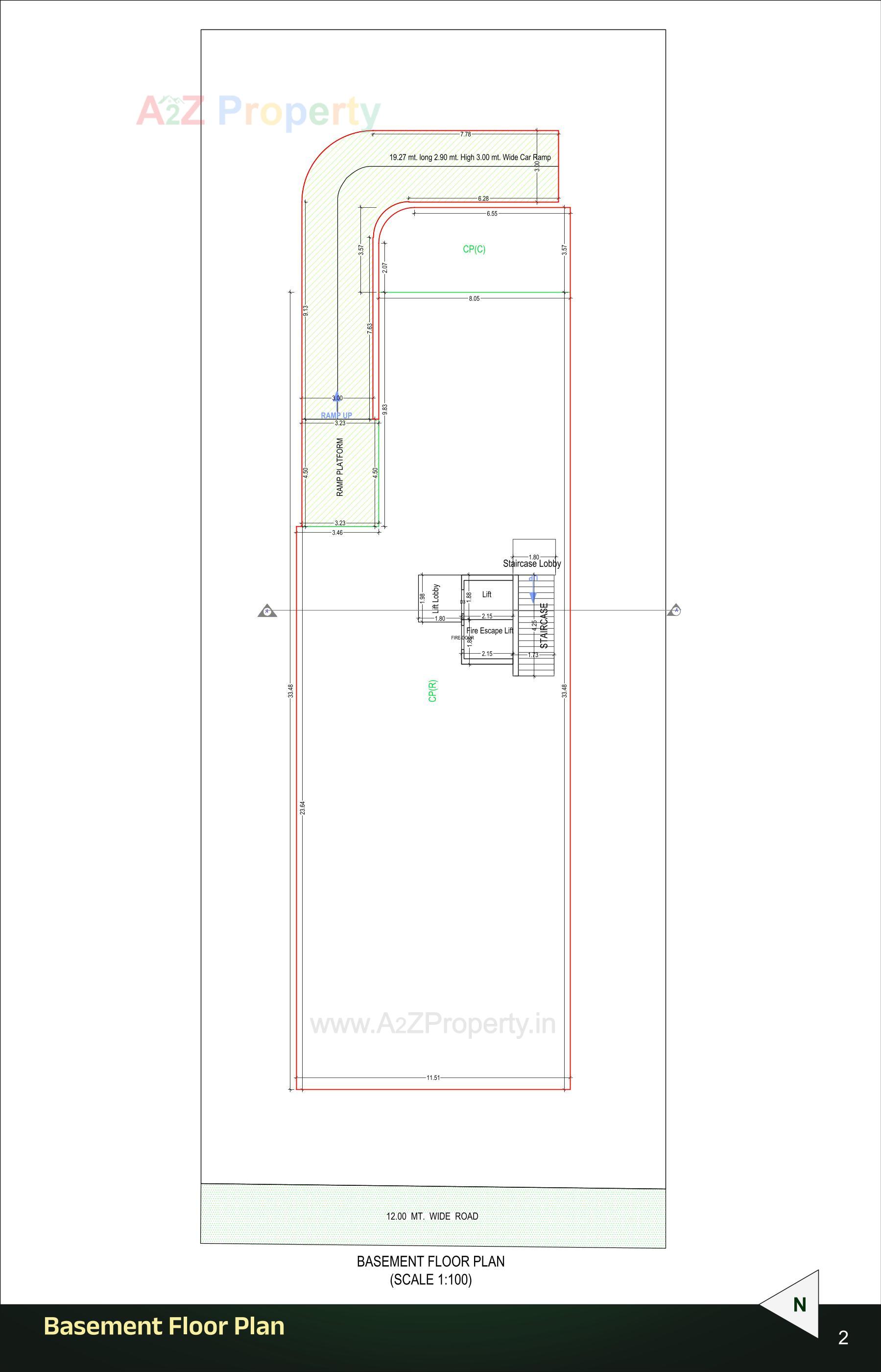 Layout of real estate project Radhe Heights located at Jamnagar, Jamnagar, Gujarat