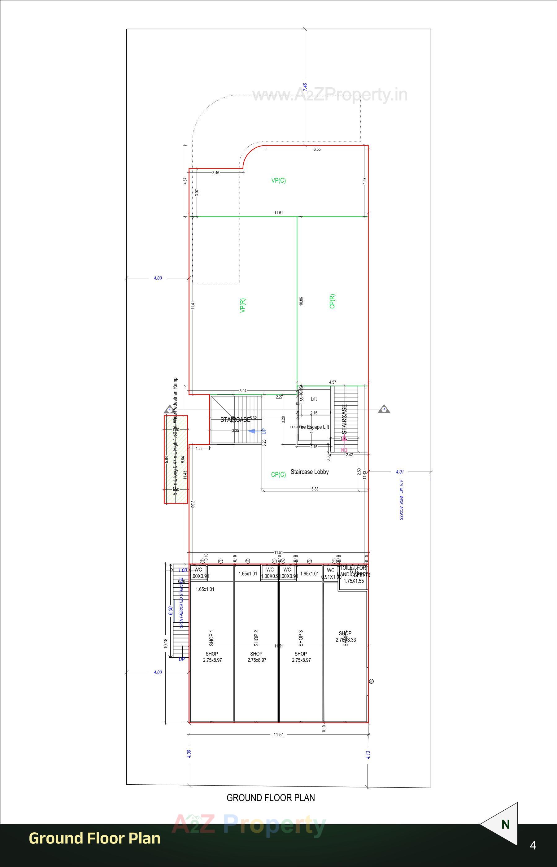Layout of real estate project Radhe Heights located at Jamnagar, Jamnagar, Gujarat