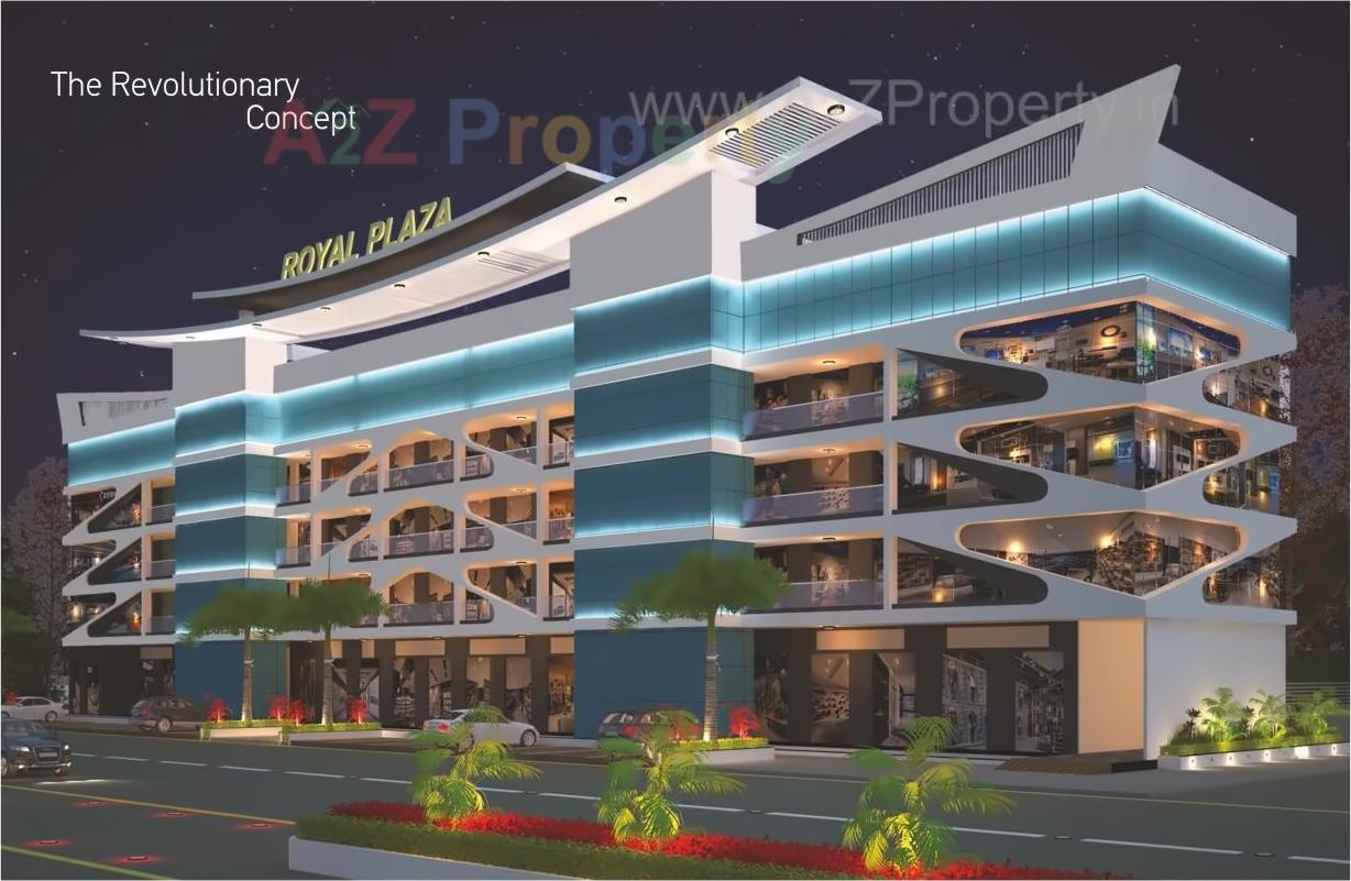 3D Elevation of real estate project Royal Plaza located at Jamnagar, Jamnagar, Gujarat