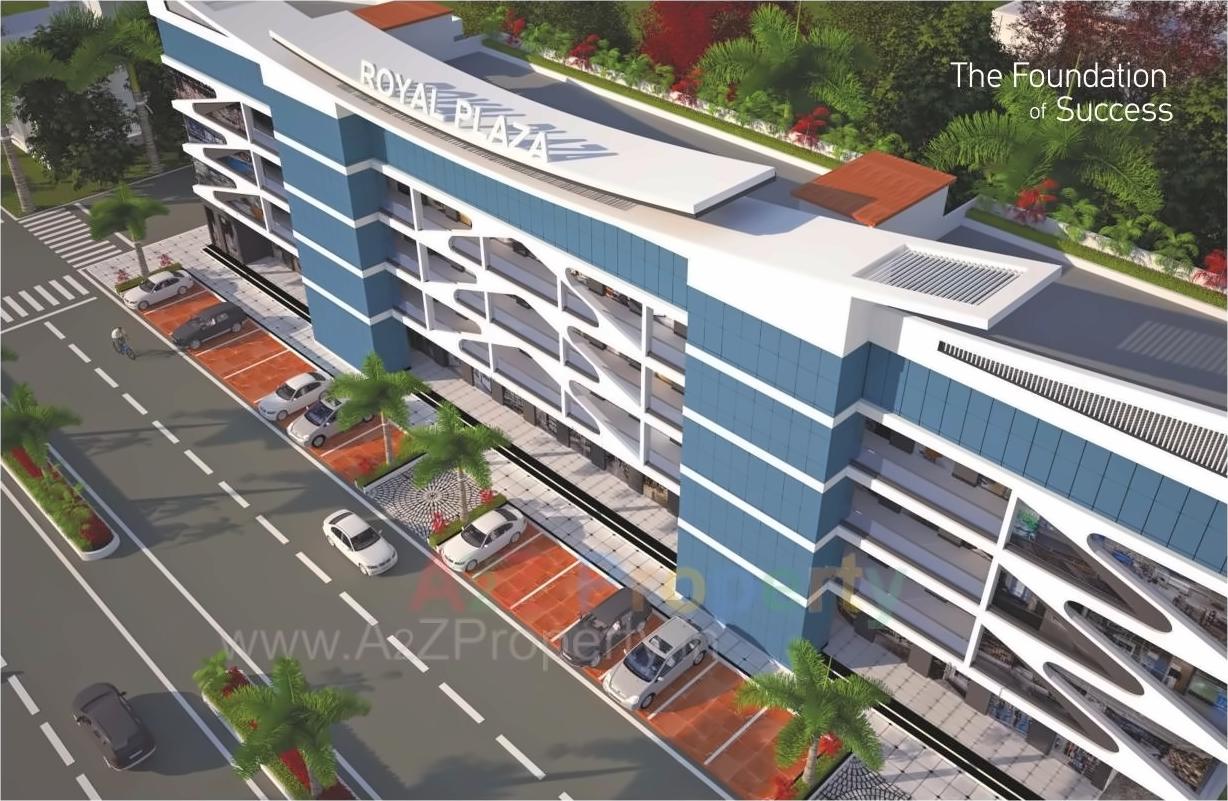3D Elevation of real estate project Royal Plaza located at Jamnagar, Jamnagar, Gujarat