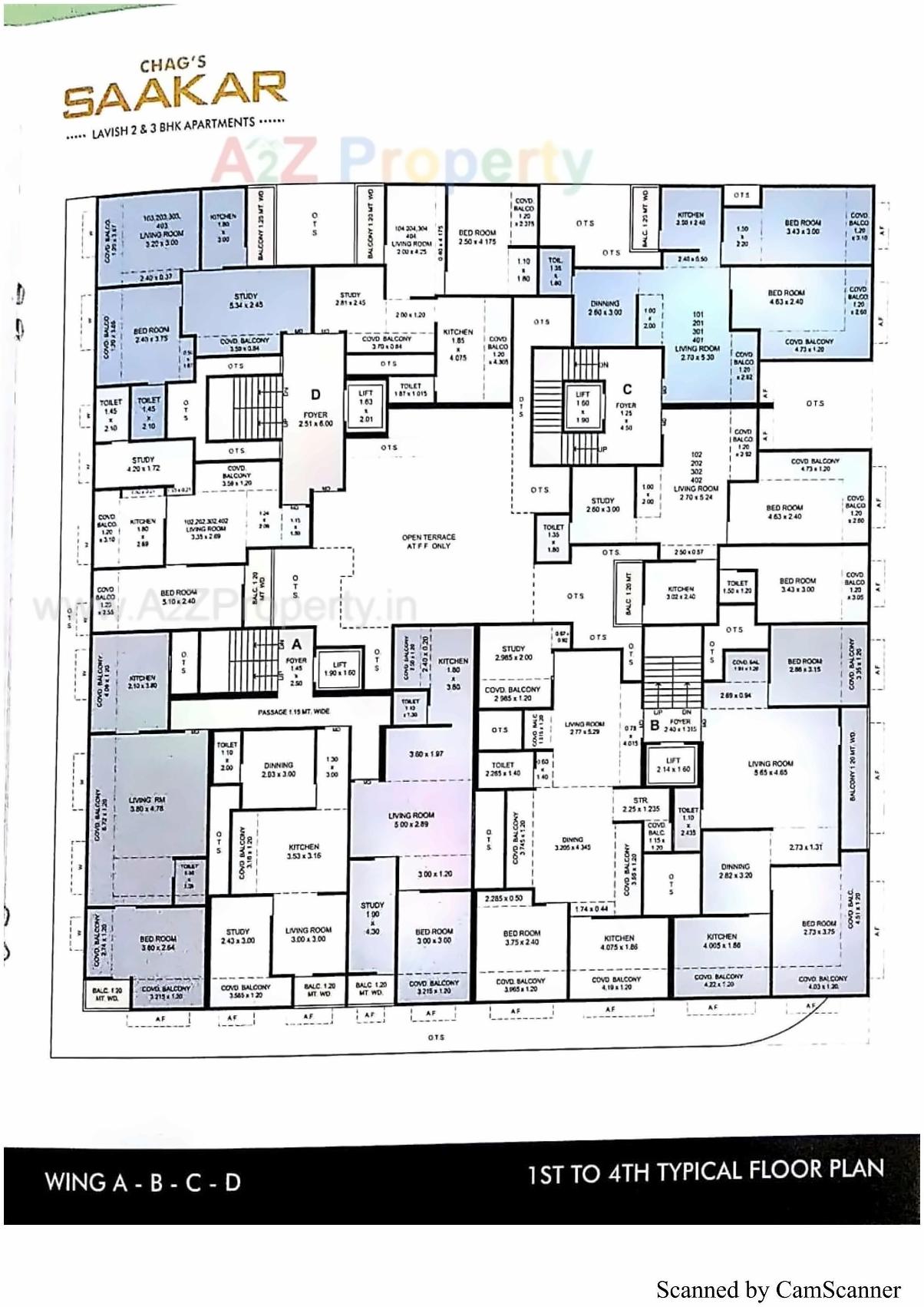 Layout of real estate project Saakar located at Jamnagar, Jamnagar, Gujarat