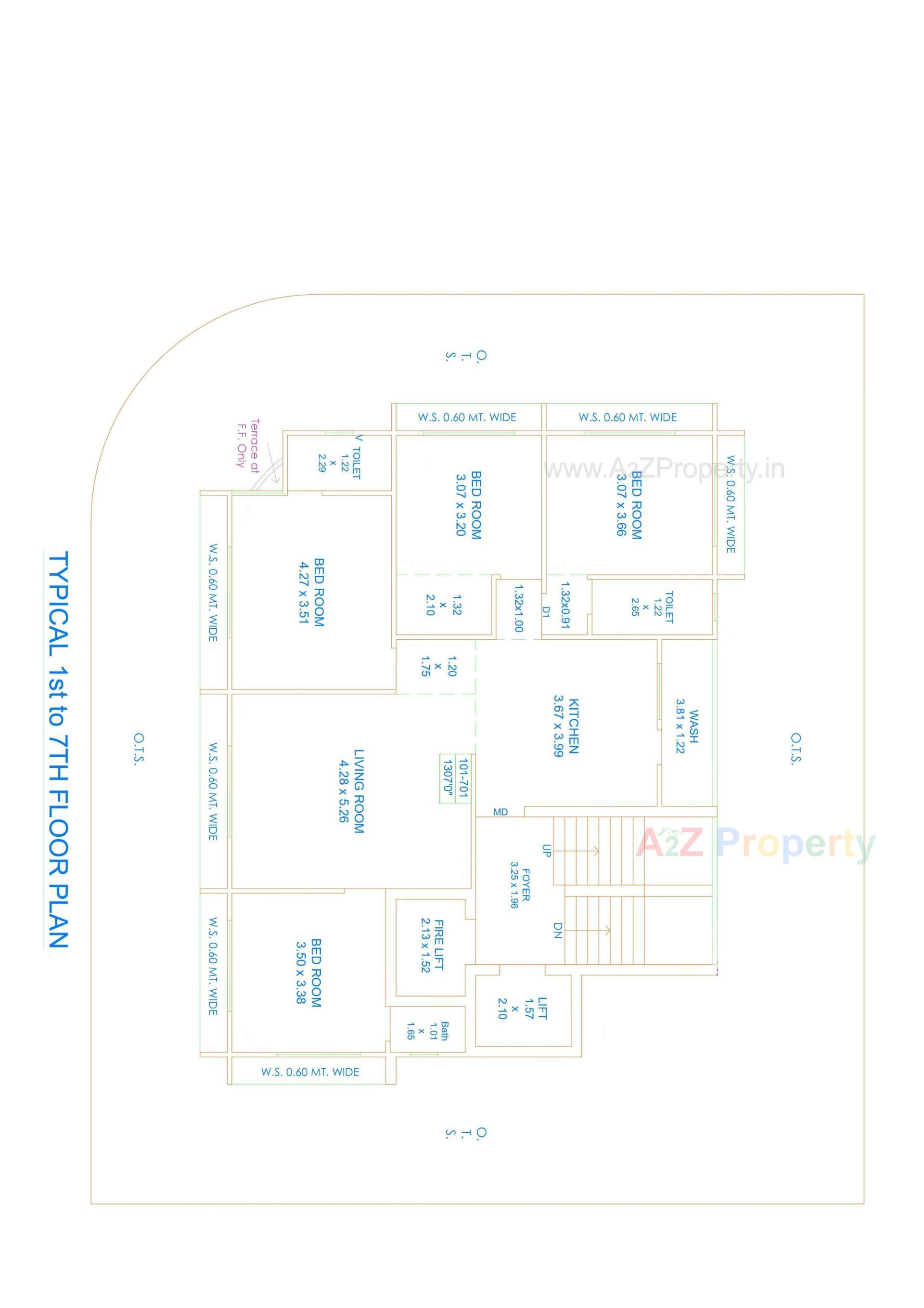 Layout of real estate project Saffron located at Jamnagar, Jamnagar, Gujarat