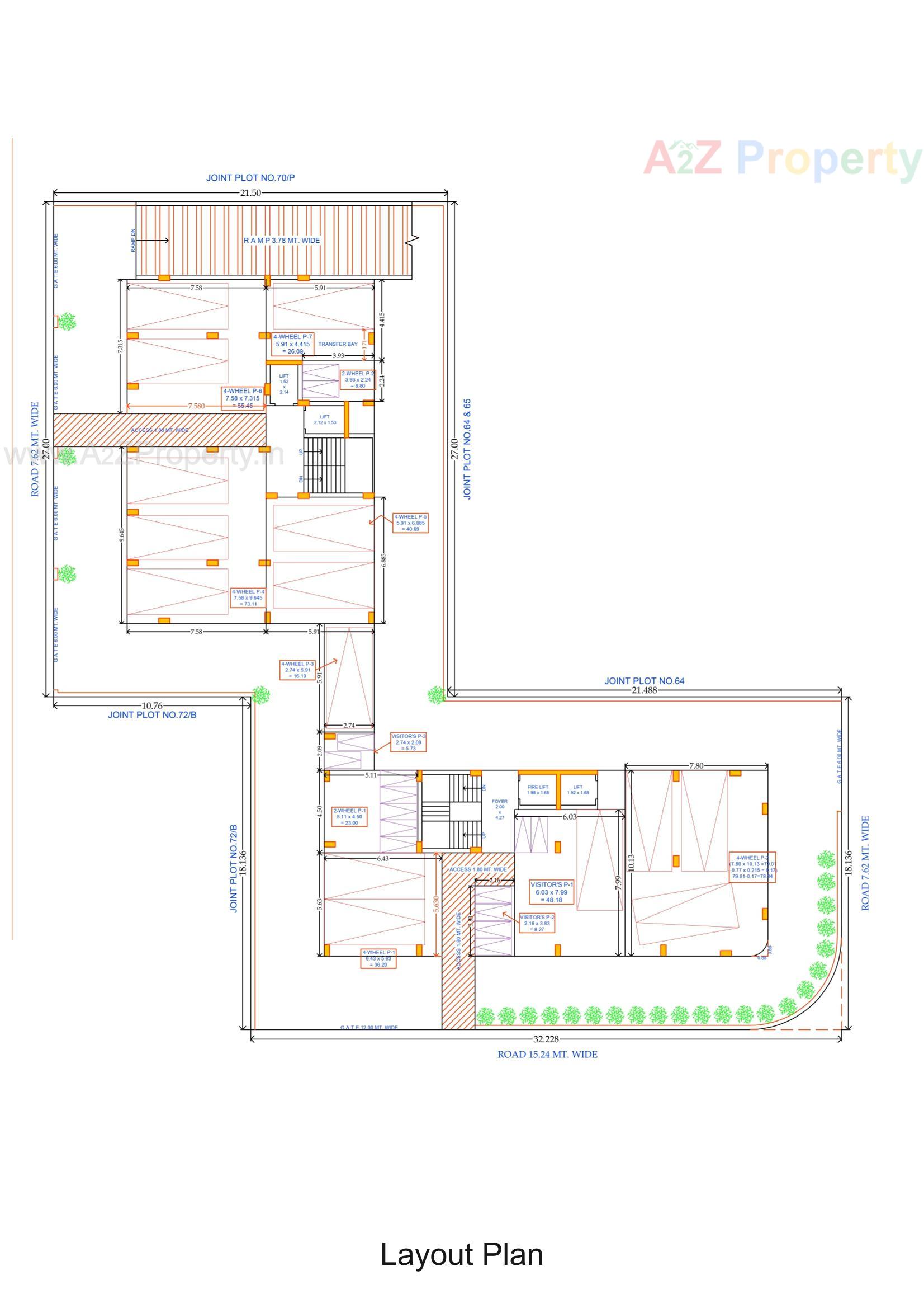 Layout of real estate project Shaligram located at Jamnagar, Jamnagar, Gujarat