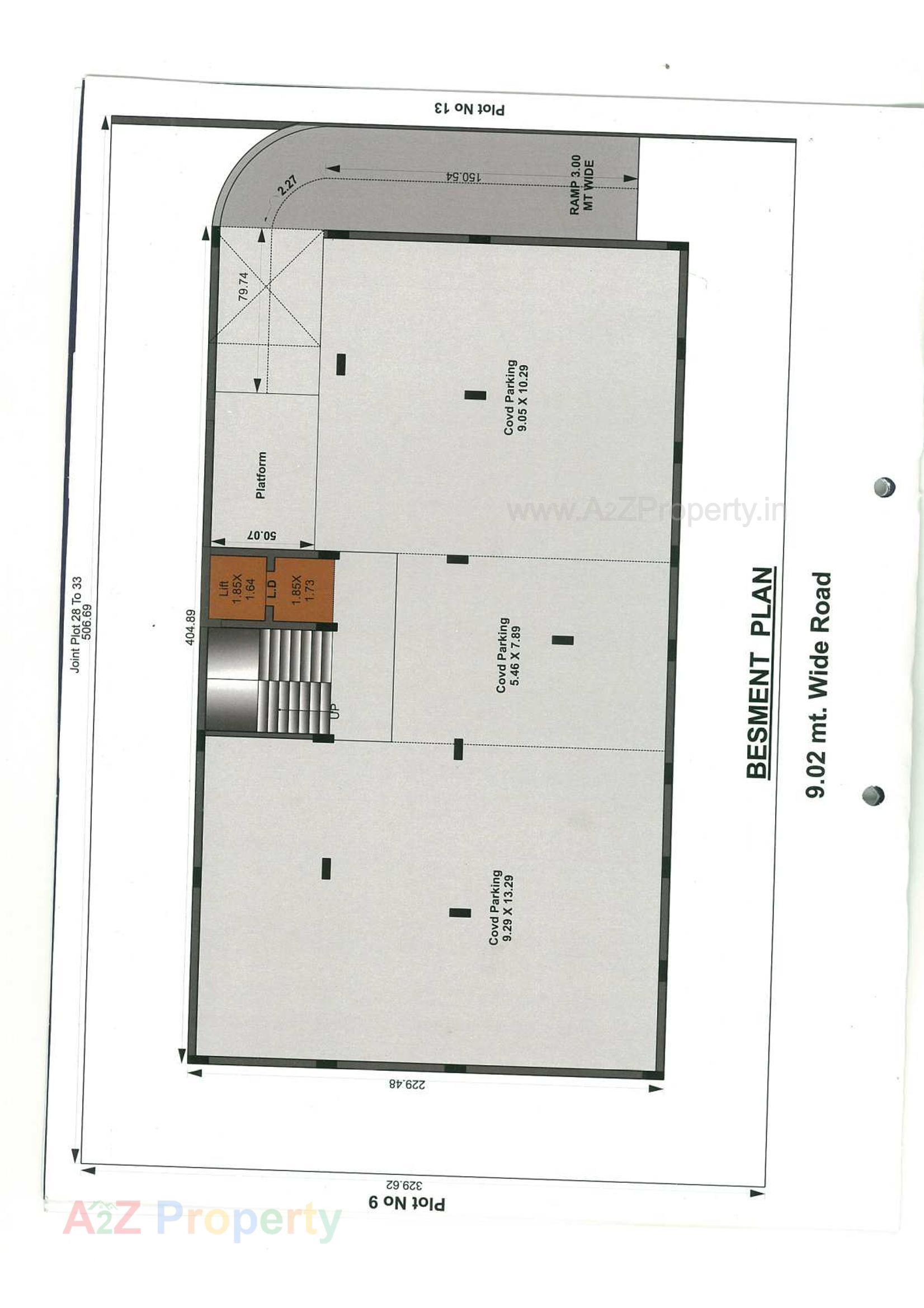 Layout of real estate project Shivam Avenue Ii located at Jamnagar, Jamnagar, Gujarat