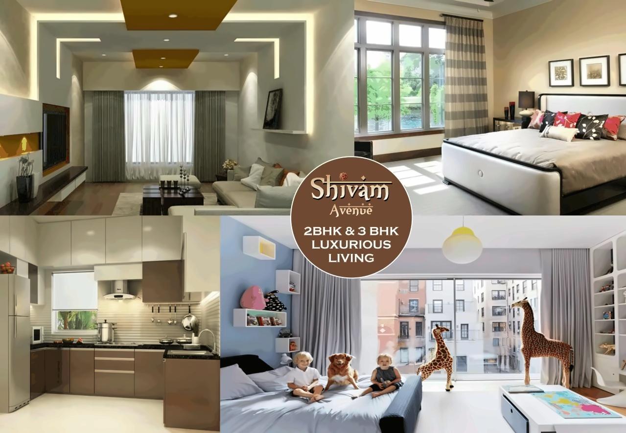 3D Elevation of real estate project Shivam Avenue located at Jamnagar, Jamnagar, Gujarat