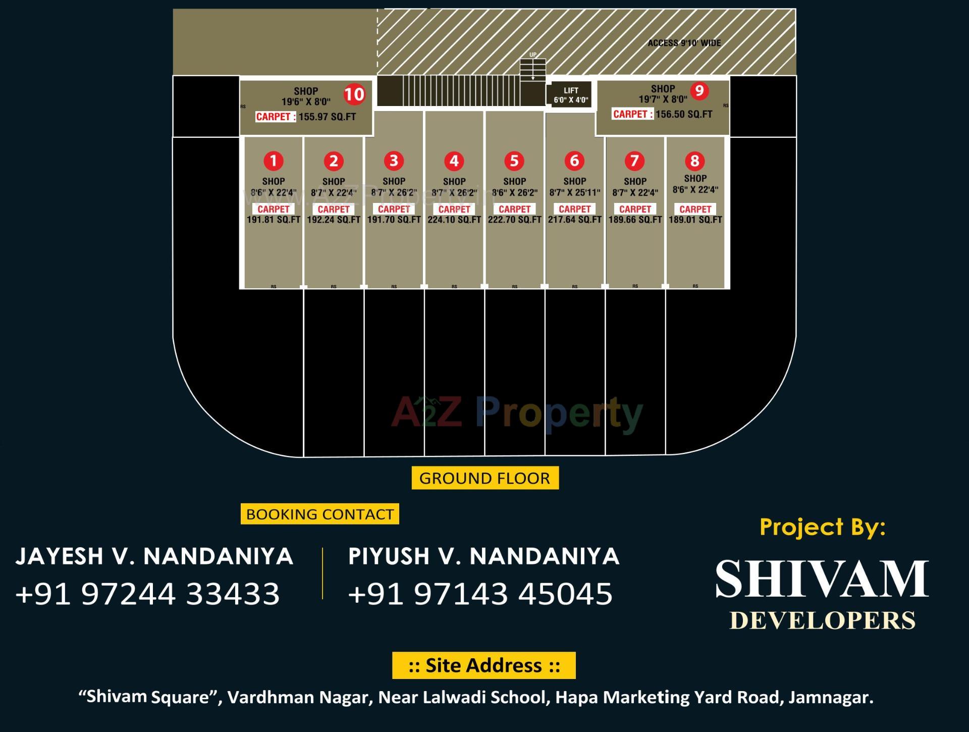  of real estate project Shivam Square located at Jamnagar, Jamnagar, Gujarat