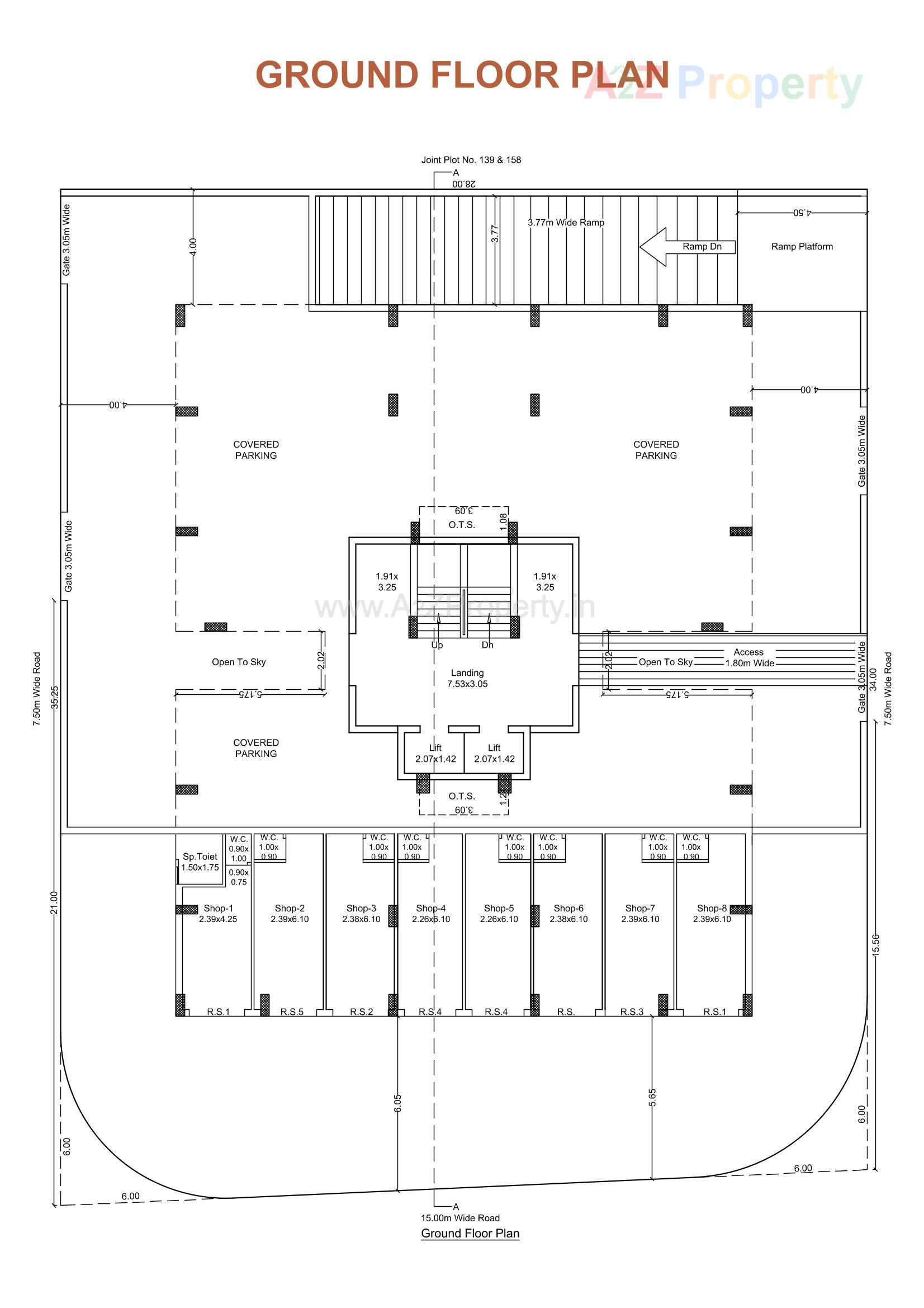 Layout of real estate project Shlok located at Jamnagar, Jamnagar, Gujarat