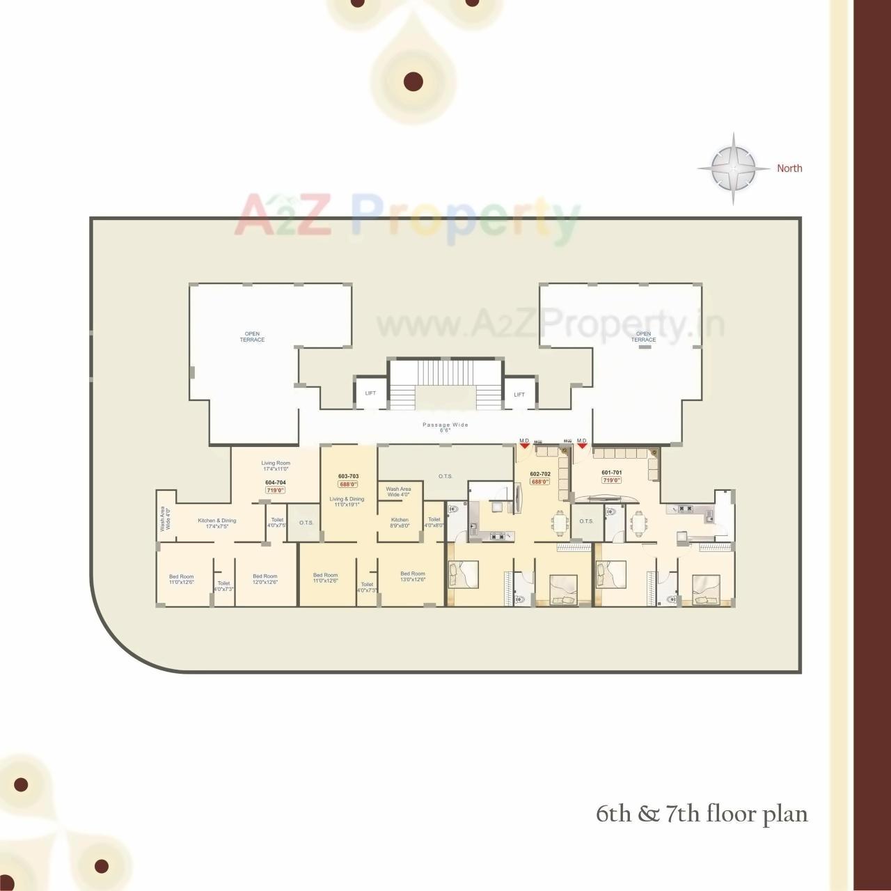 Layout of real estate project Shlok Heights located at Jamnagar, Jamnagar, Gujarat