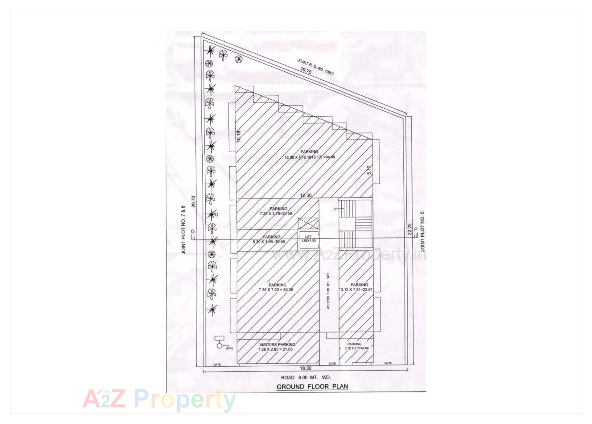 Layout of real estate project Shubh Enclave located at Jamnagar, Jamnagar, Gujarat
